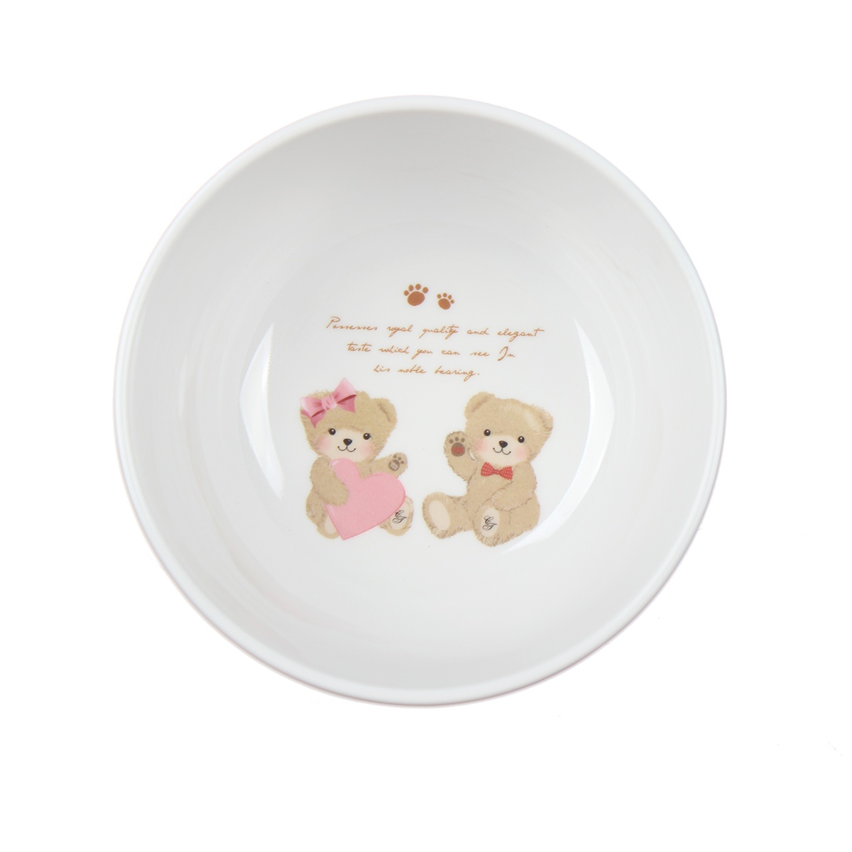 Bát ăn dặm KidsPlaza U06 Teddy Pink 100g hình 1