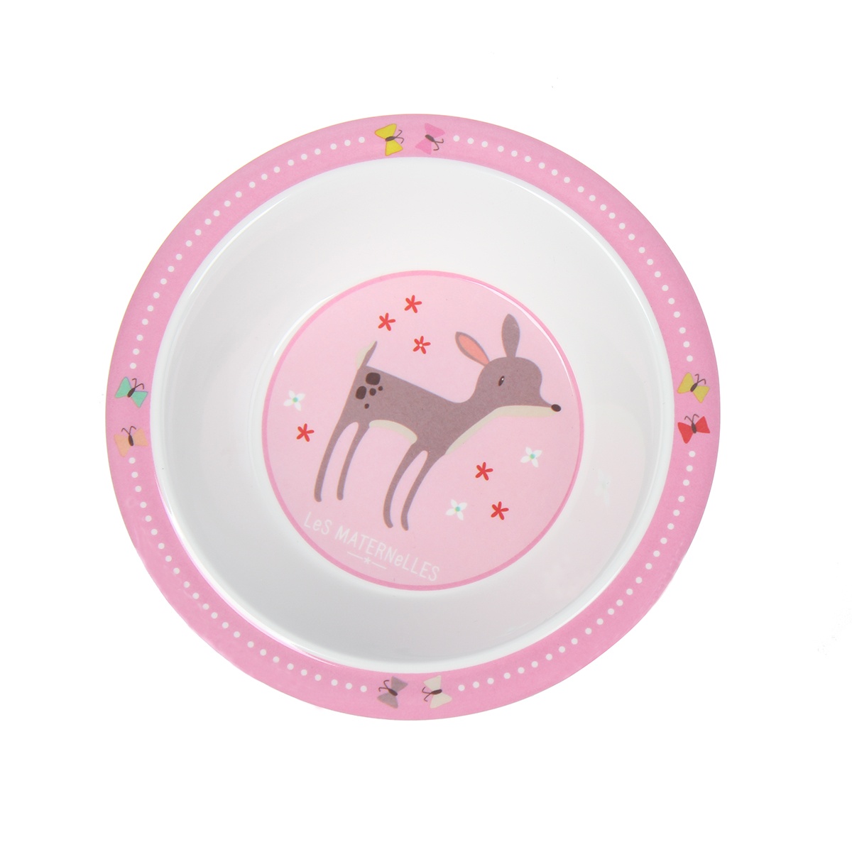 Bát ăn dặm KidsPlaza U07 Forest Pink 90g hình 1