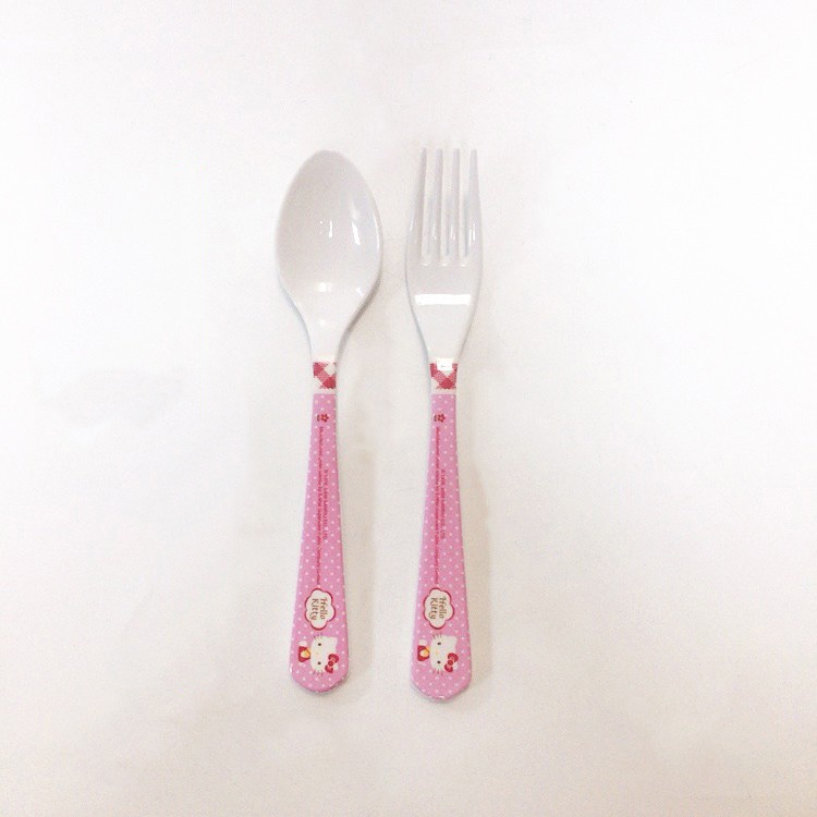 Bộ thìa và dĩa Hello Kitty 41442 (Màu ngẫu nhiên) hình 1