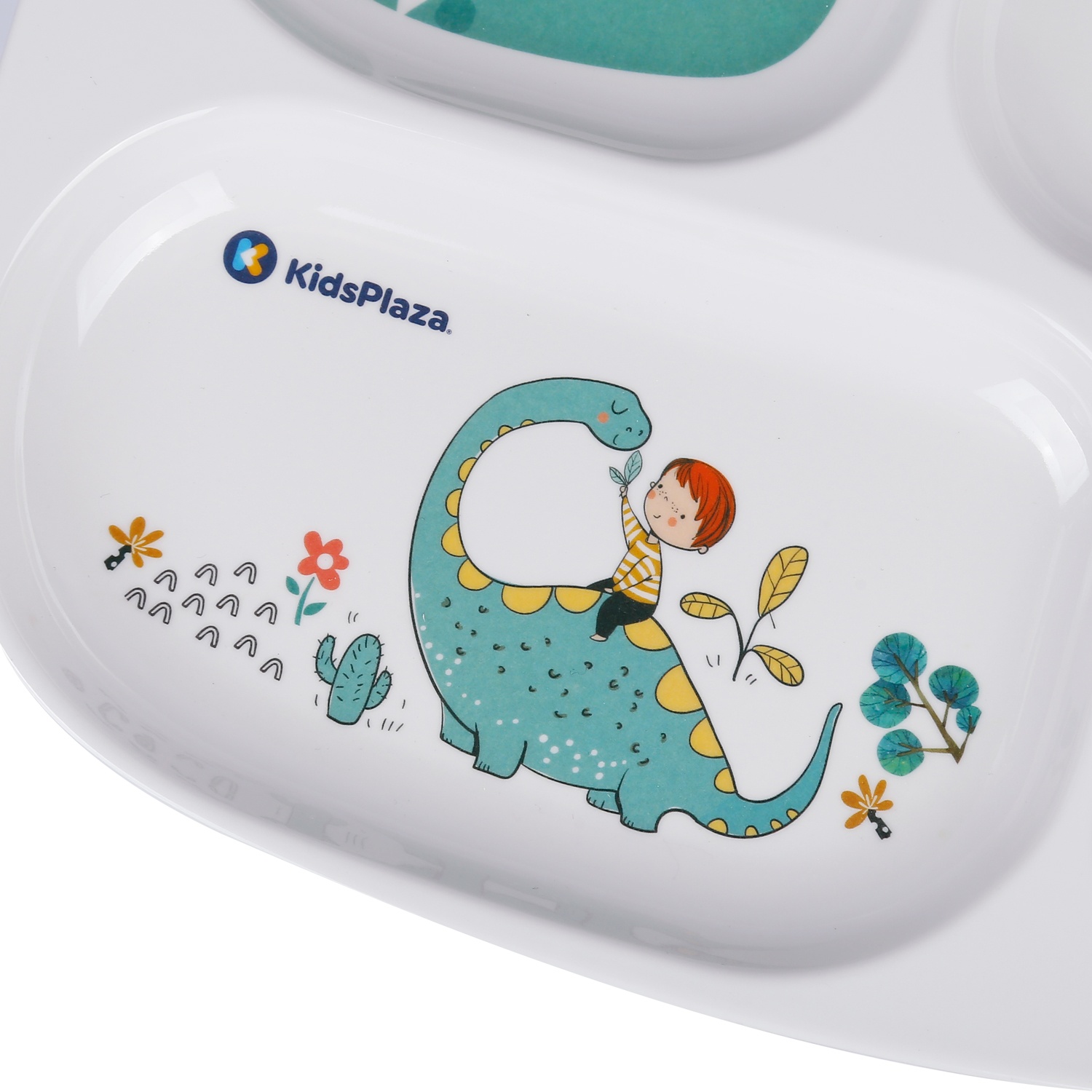 Khay ăn 4 ngăn KidsPlaza Dinosaur T001 238g hình 3
