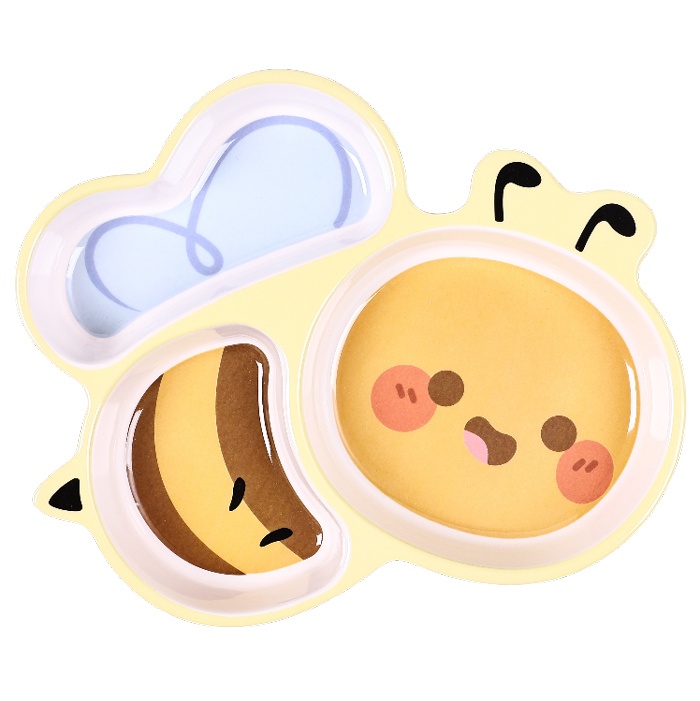 Khay ăn dặm Mamago Little Bee chia 3 ngăn 260g