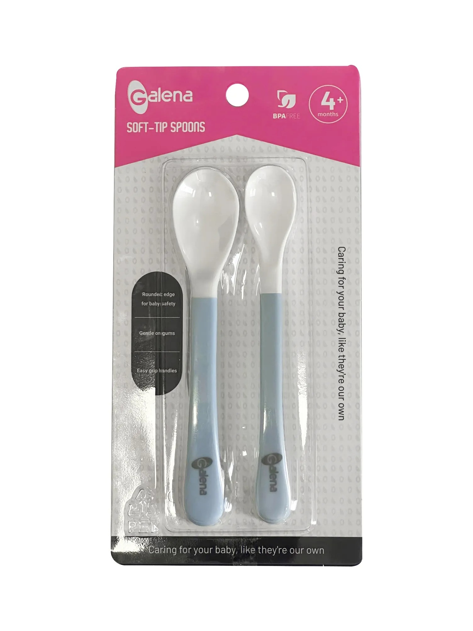 Set 2 thìa ăn đầu mềm Galena GA-S03 hình 1