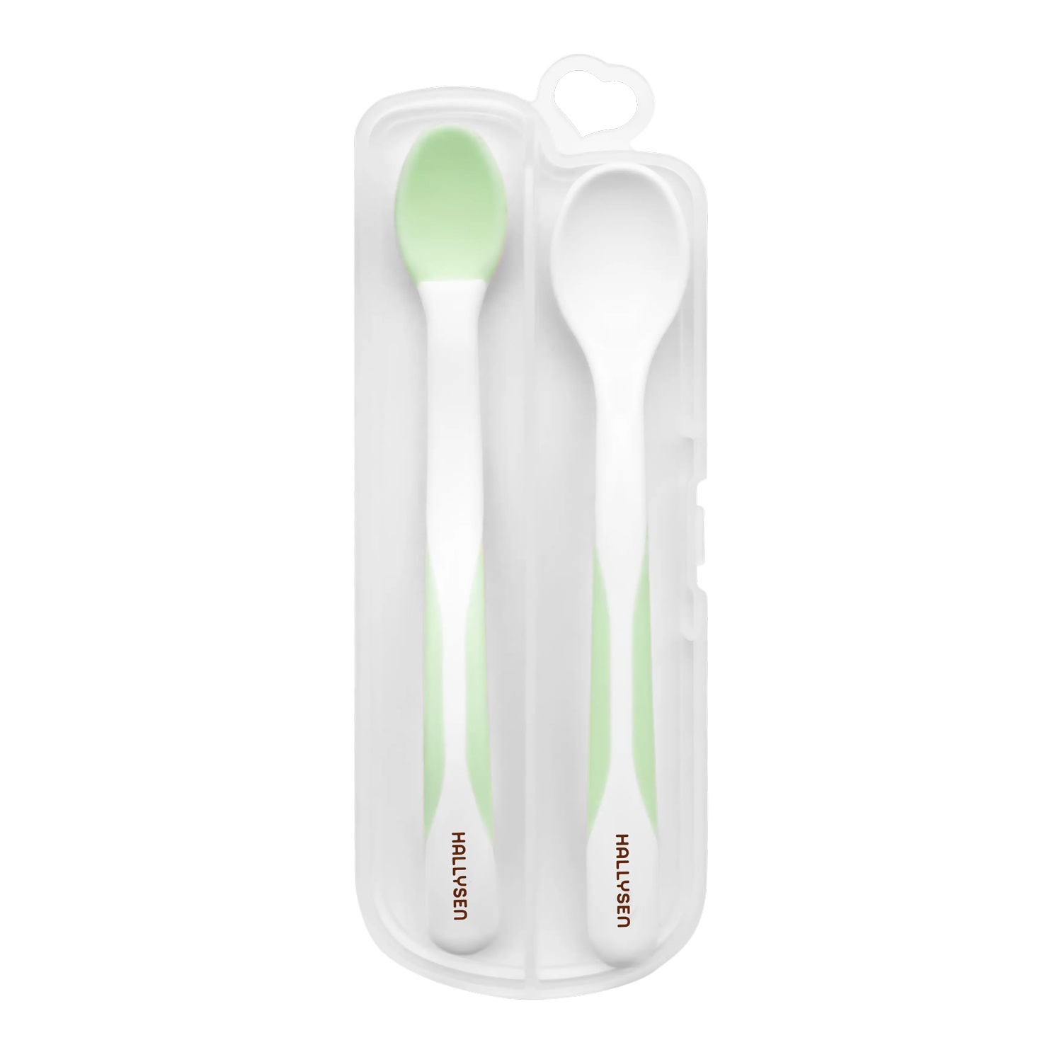 Set 2 thìa sliicon cảm biến nhiệt Hallysen (Màu ngẫu nhiên)