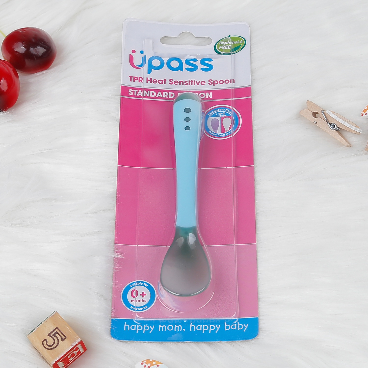 Thìa ăn cảm ứng nhiệt Upass UP3021W