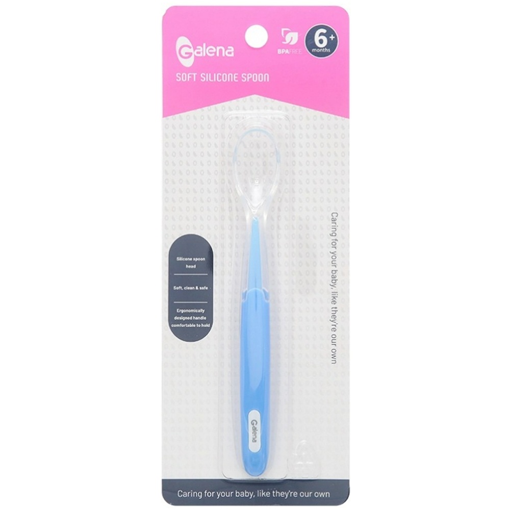 Thìa ăn dặm silicon Galena GA-SS01 (màu ngẫu nhiên) hình 1