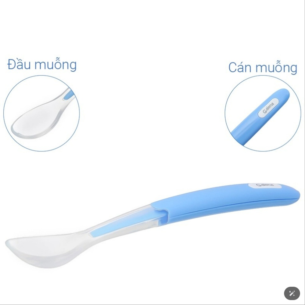 Thìa ăn dặm silicon Galena GA-SS01 (màu ngẫu nhiên) hình 2