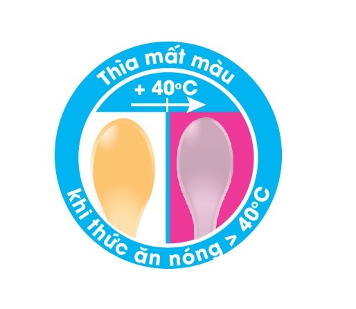 Thìa silicone cảm ứng nhiệt Upass UP3039S (Màu ngẫu nhiên) hình 2