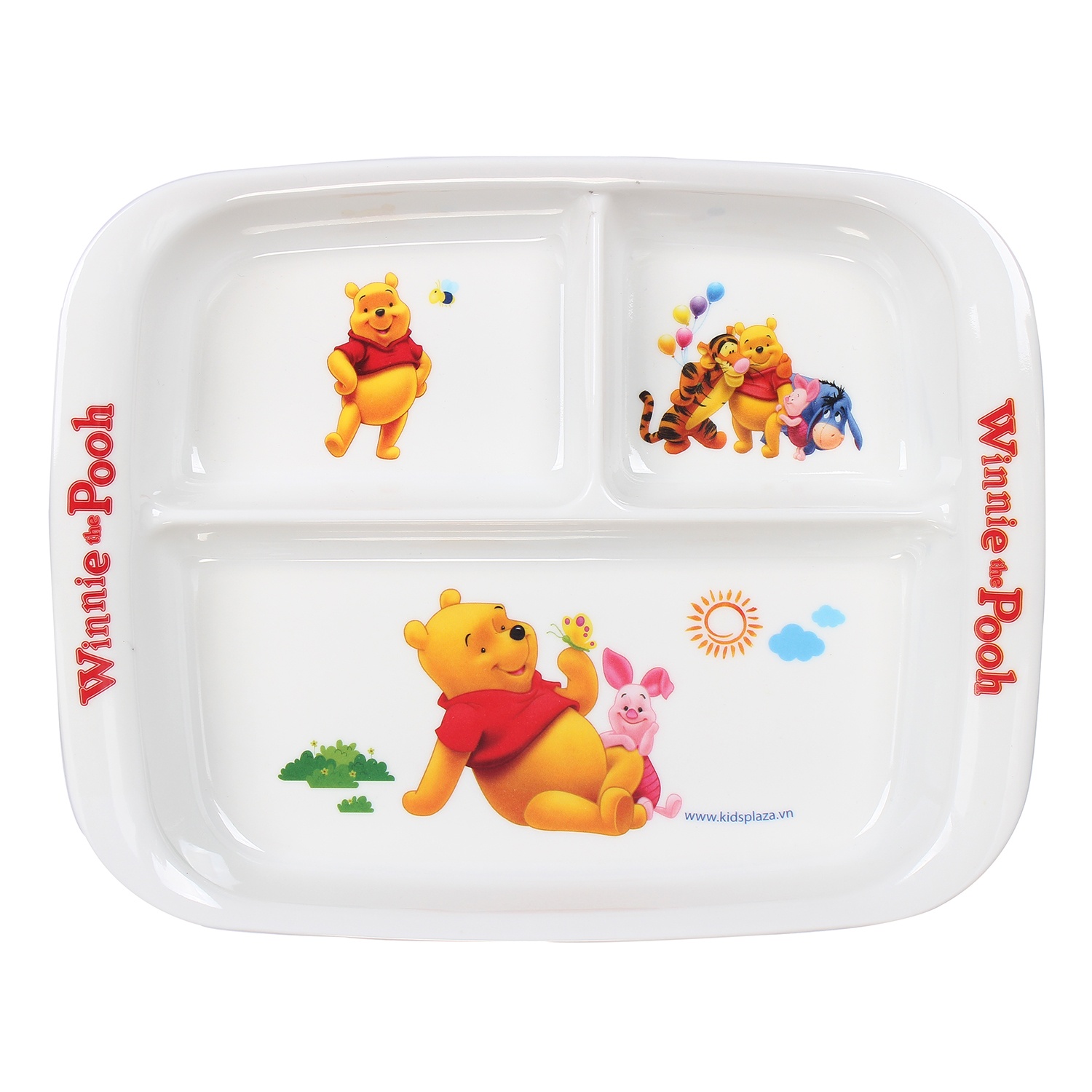 Khay ăn cho bé 3 ngăn Kiza - Pooh BT03 Khay ăn cho bé 3 ngăn Kiza - Pooh BT03 hình 1