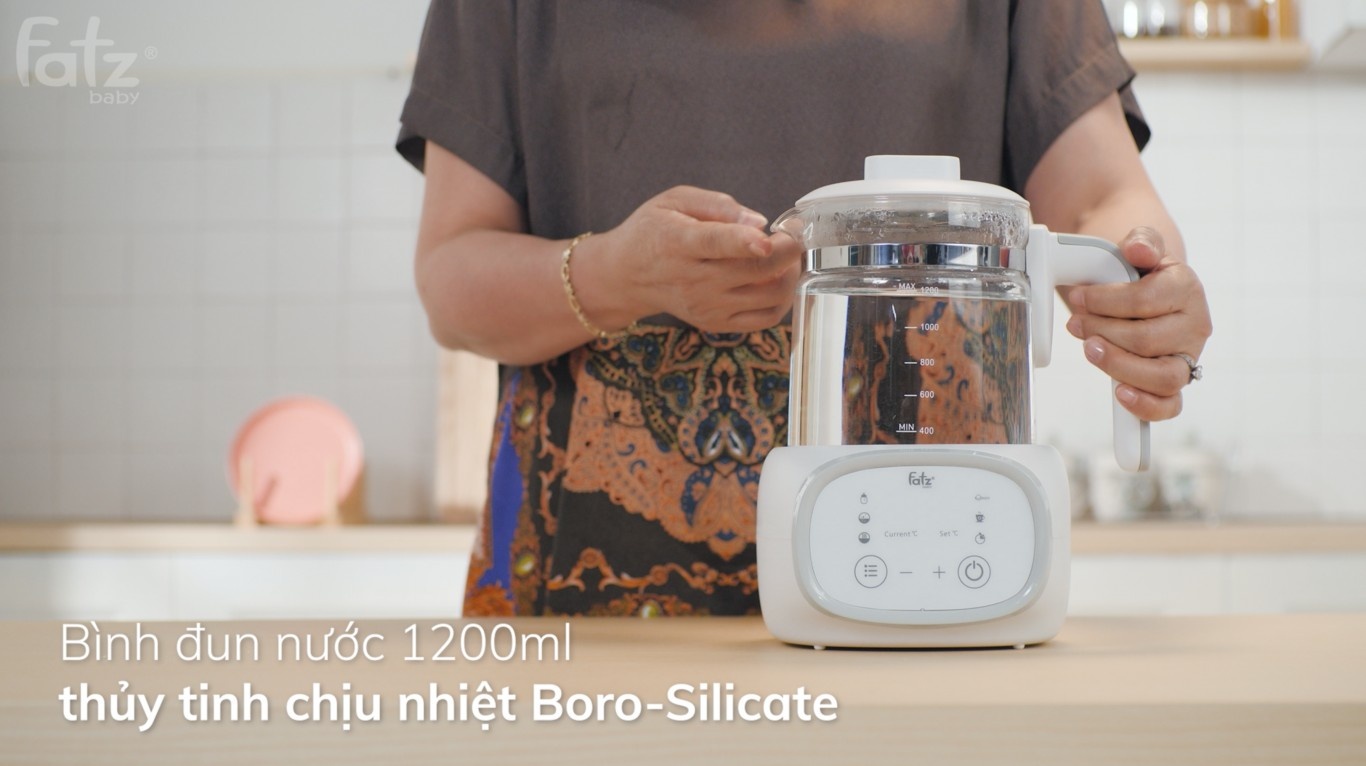 Máy đun nước và hâm nước pha sữa điện tử Fatzbaby Quick 9 FB3526TN hình 3