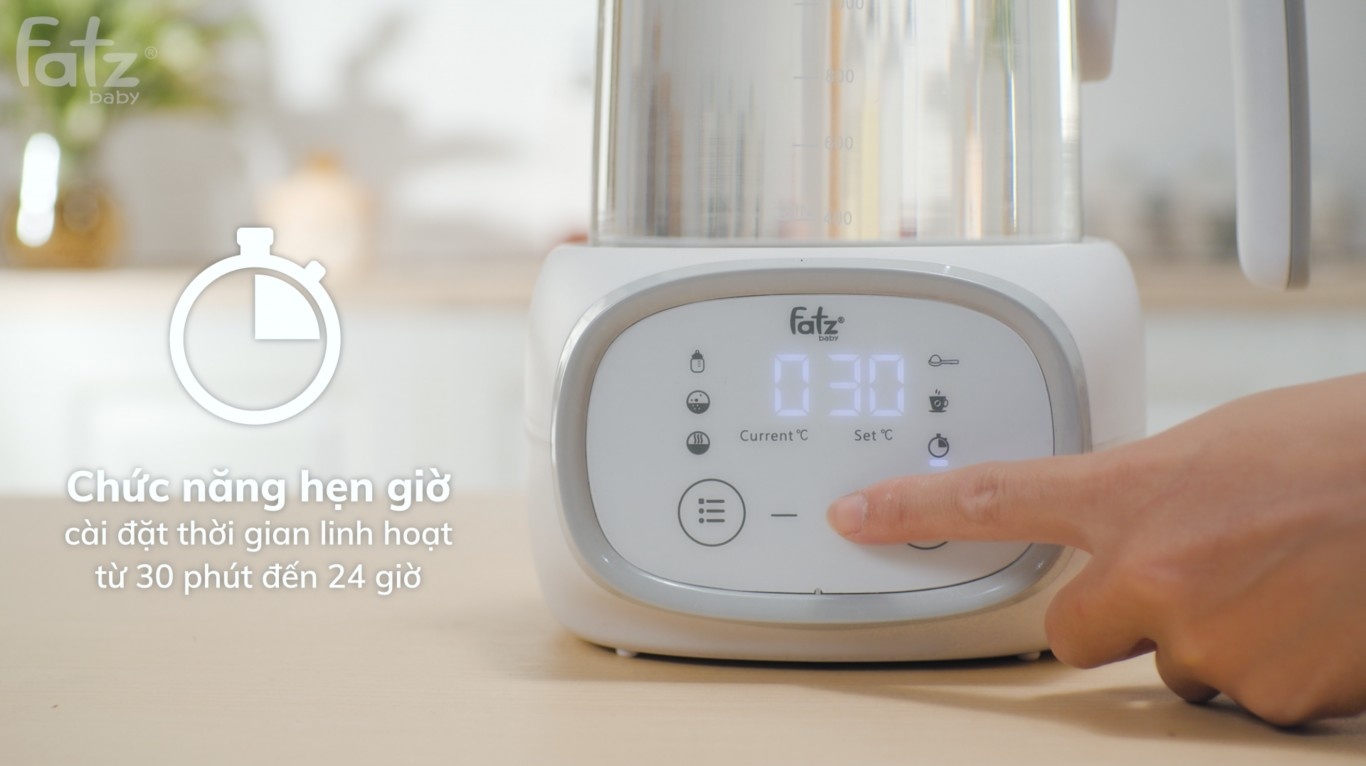 Máy đun nước và hâm nước pha sữa điện tử Fatzbaby Quick 9 FB3526TN hình 7