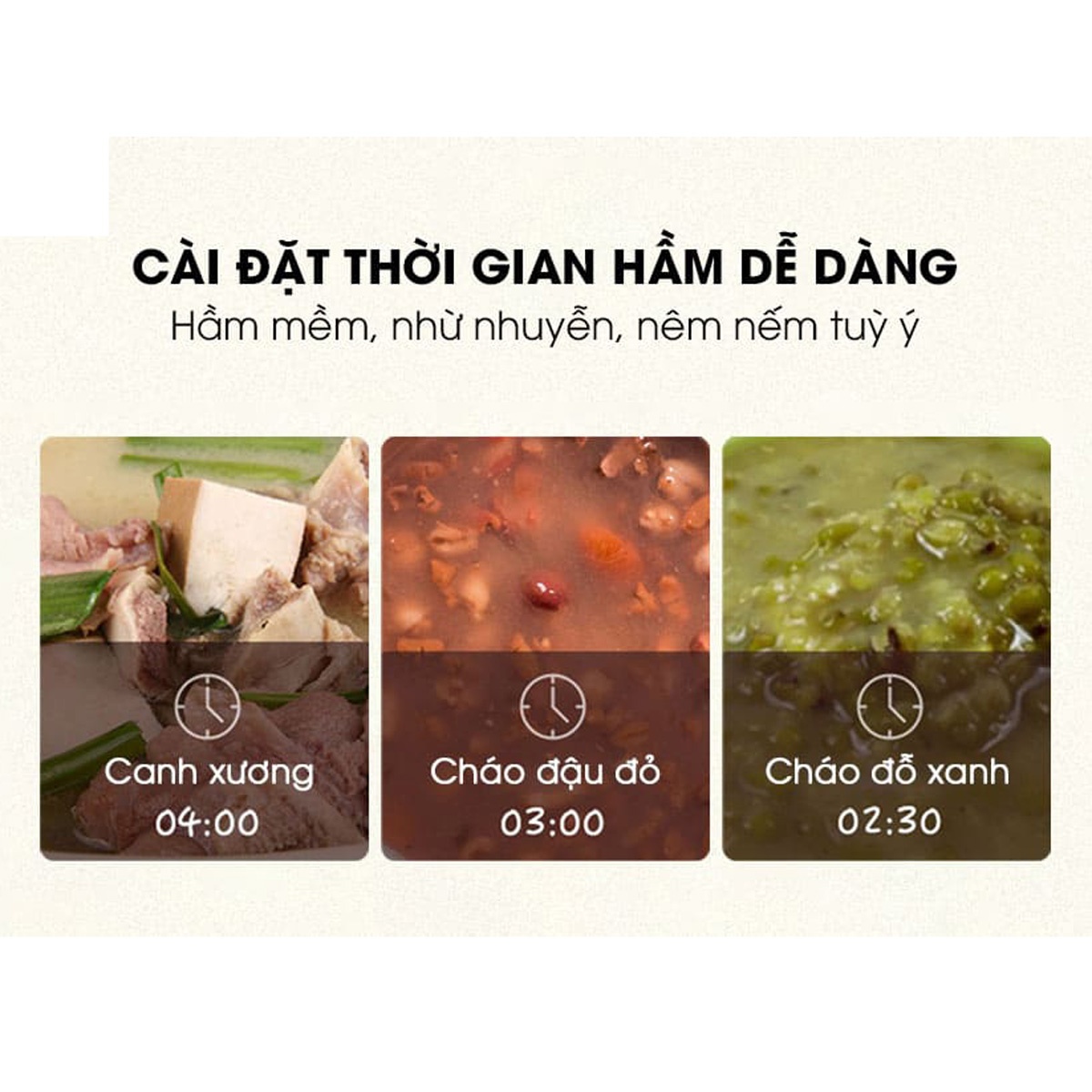 Nồi nấu chậm Bear 1.6L SUBE002 hình 5