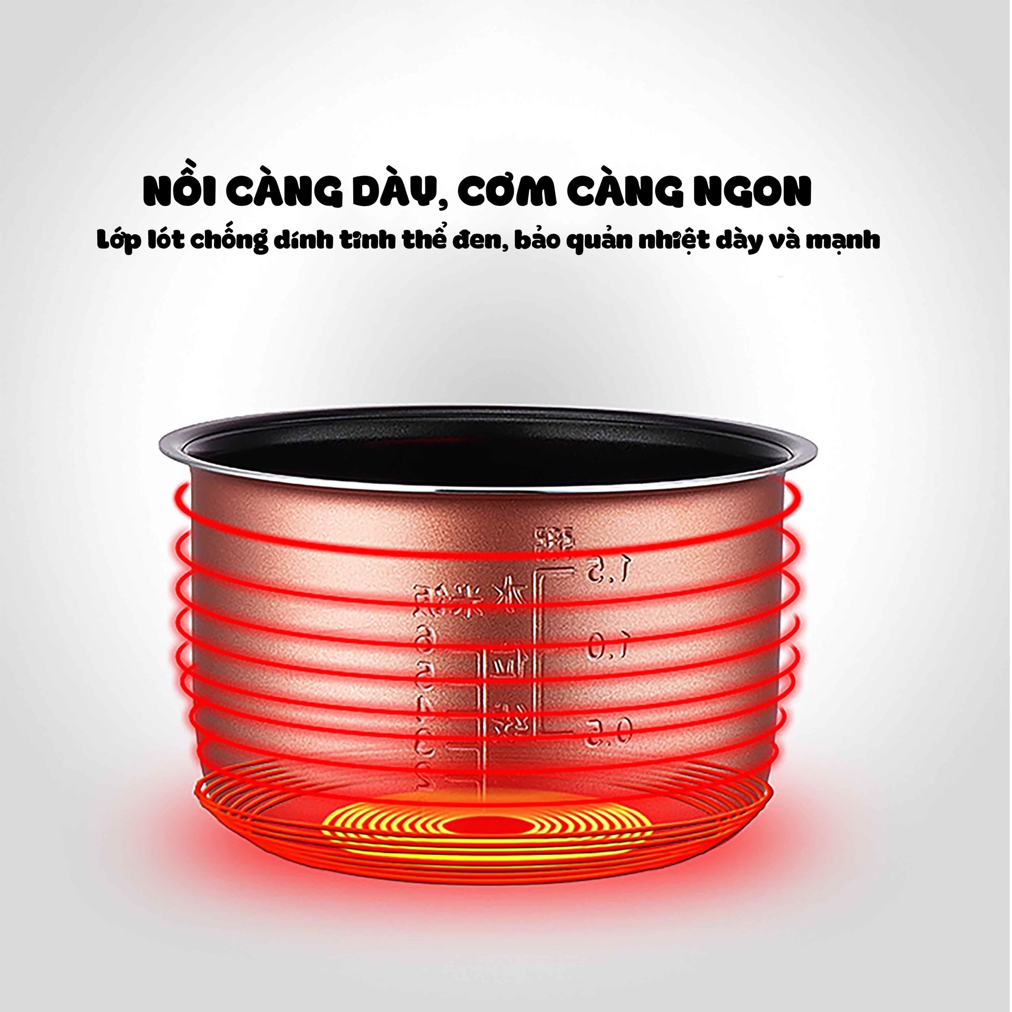 Nồi nấu nhanh thông minh Bonbébé BB-36 dung tích 2000ml hình 4