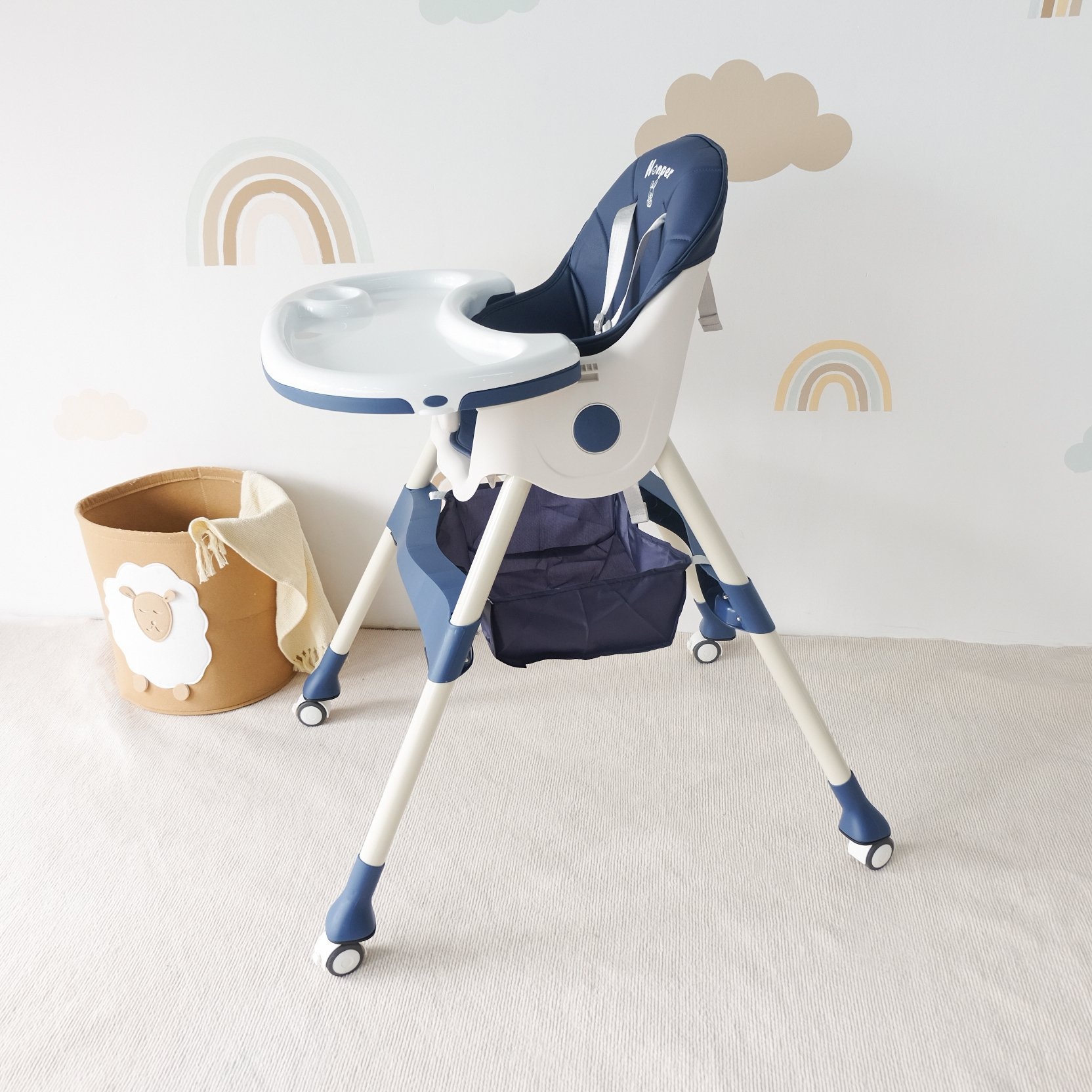 Ghế ăn dặm Honper gấp gọn HP-002 hình 2