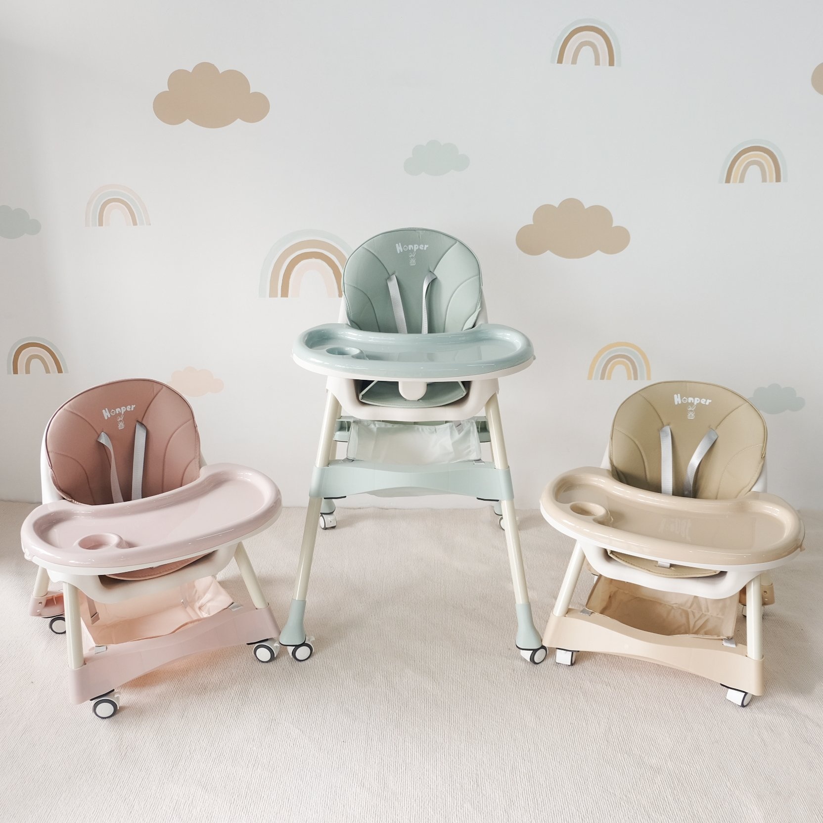 Ghế ăn dặm Honper gấp gọn HP-002 hình 1