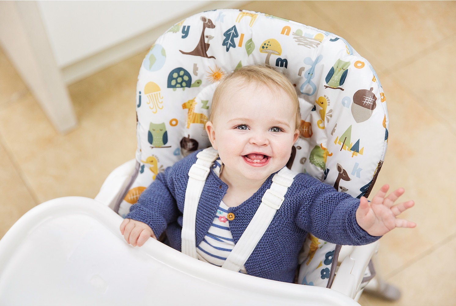 Ghế ngồi ăn cao cấp Joie Mimzy Snacker Wild Island hình 2