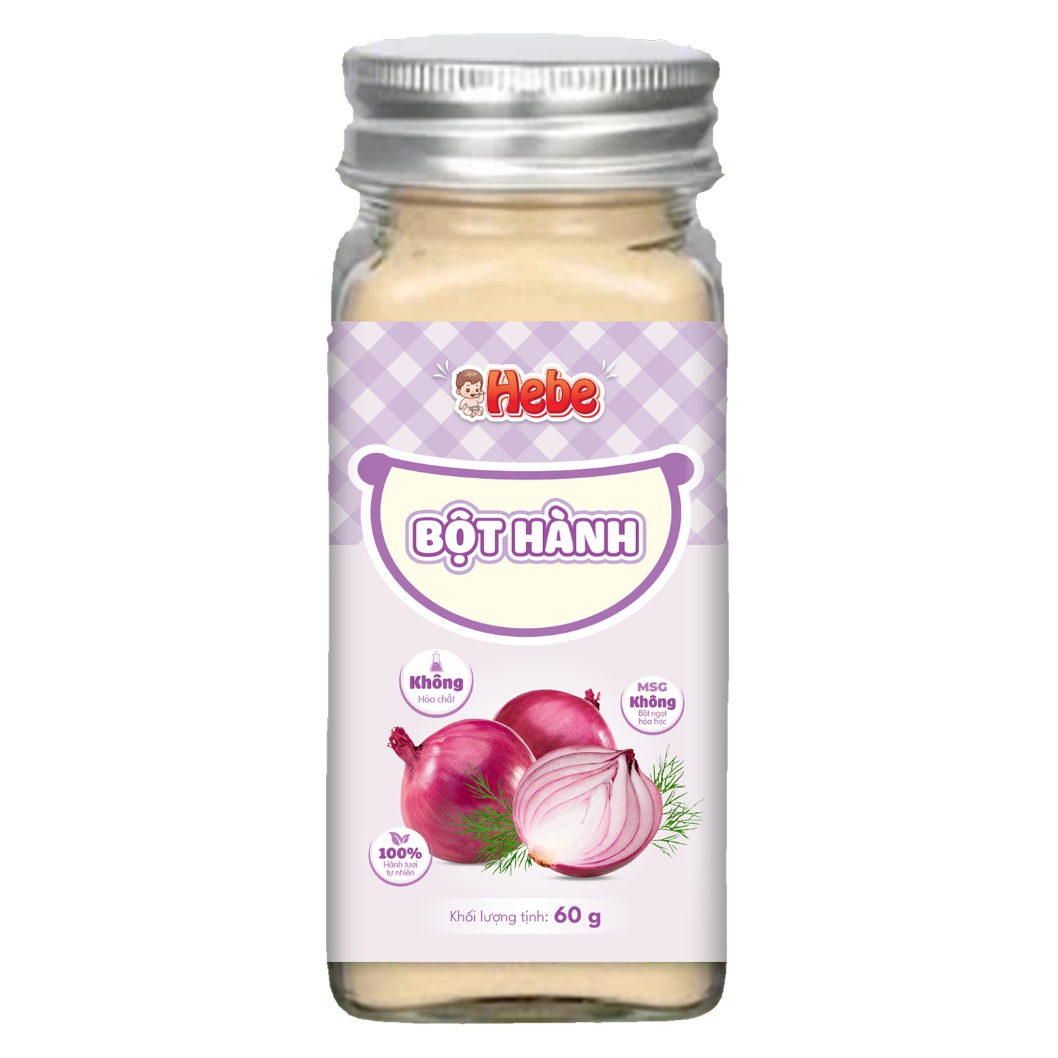 Bột hành cho bé Hebe 60g hình 1