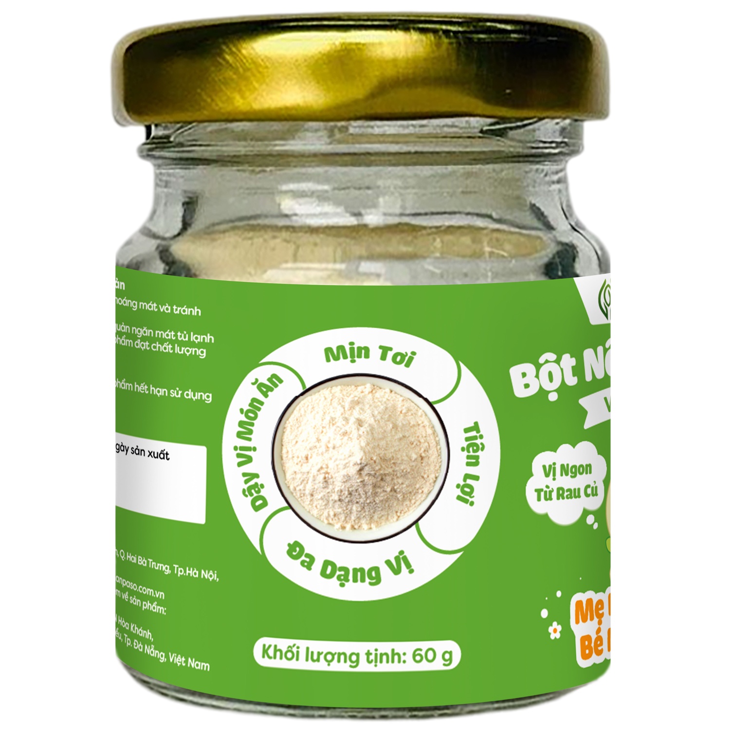 Bột nêm ăn dặm Anpaso vị rau củ 60g hình 5
