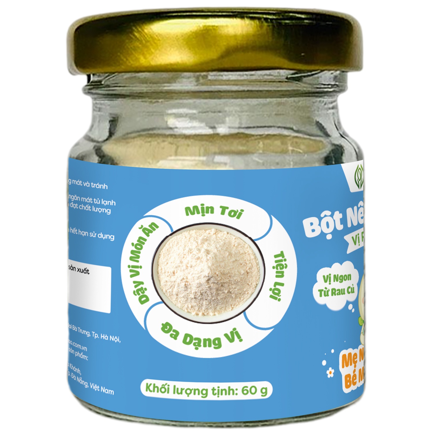 Bột nêm ăn dặm Anpaso vị rong biển 60g hình 5