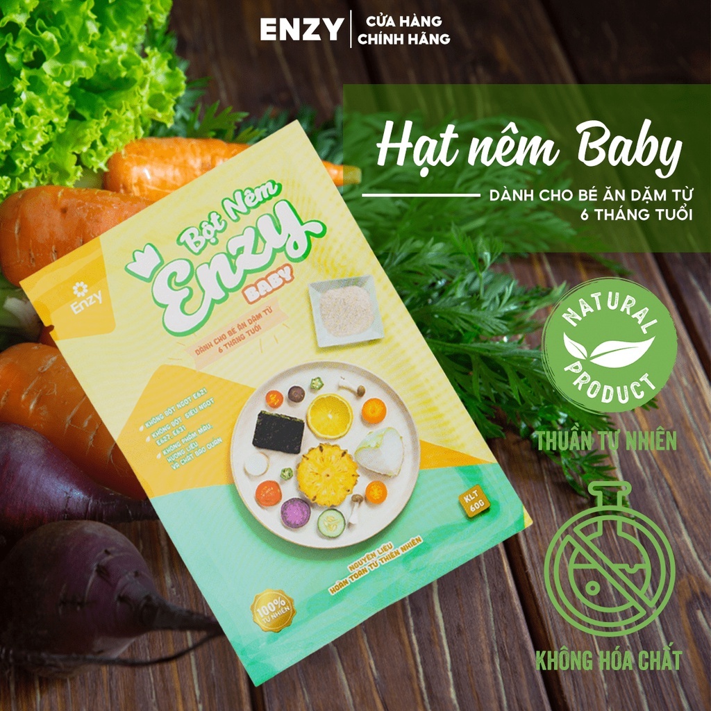 Bột nêm Enzy baby gói 60g hình 2
