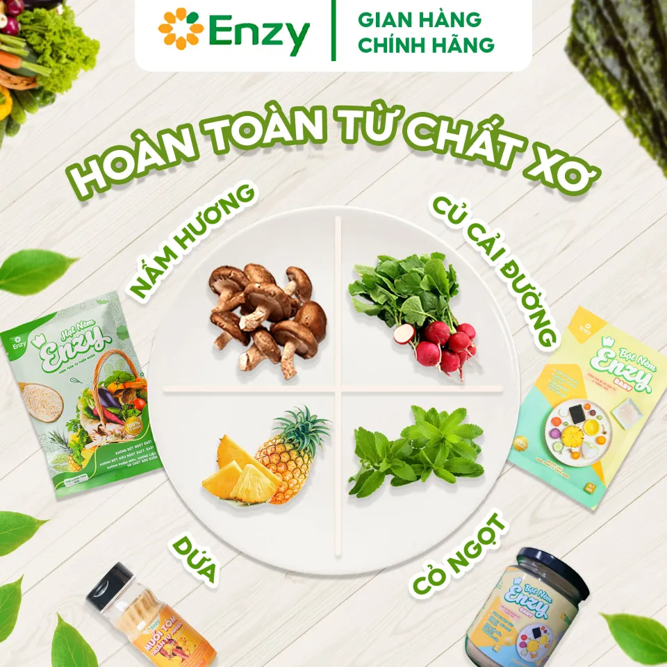 Bột nêm Enzy baby hũ 110g hình 2