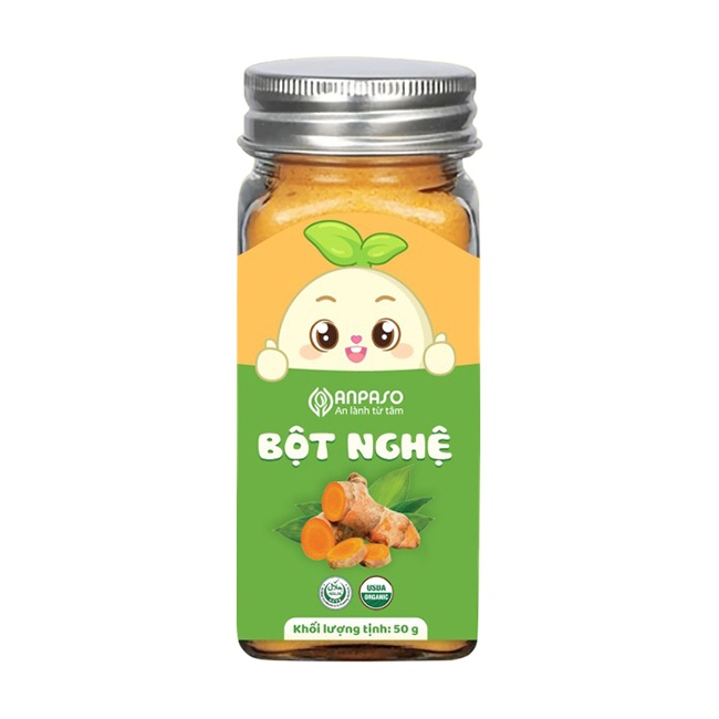 Bột nghệ hữu cơ cho bé Anpaso 50g (6M+)
