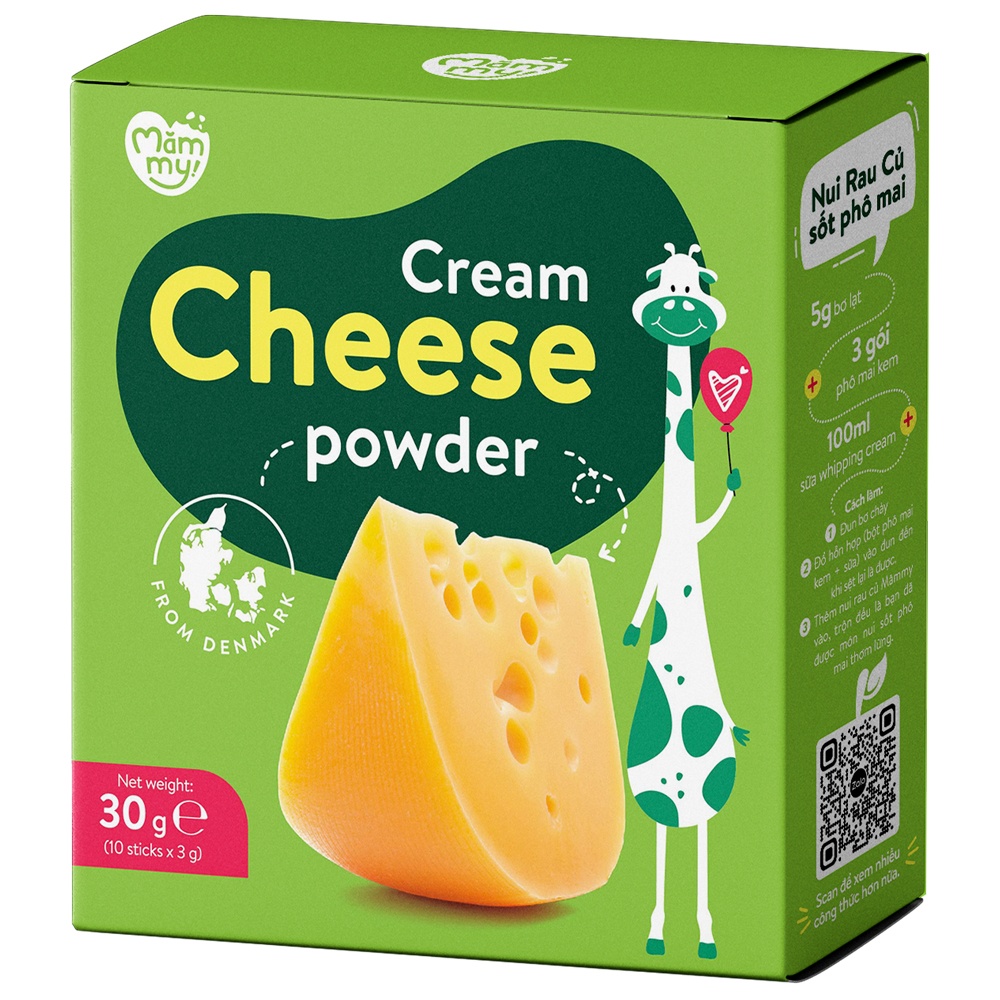 Bột phô mai Mămmy 30g cho bé từ 6 tháng hình 1