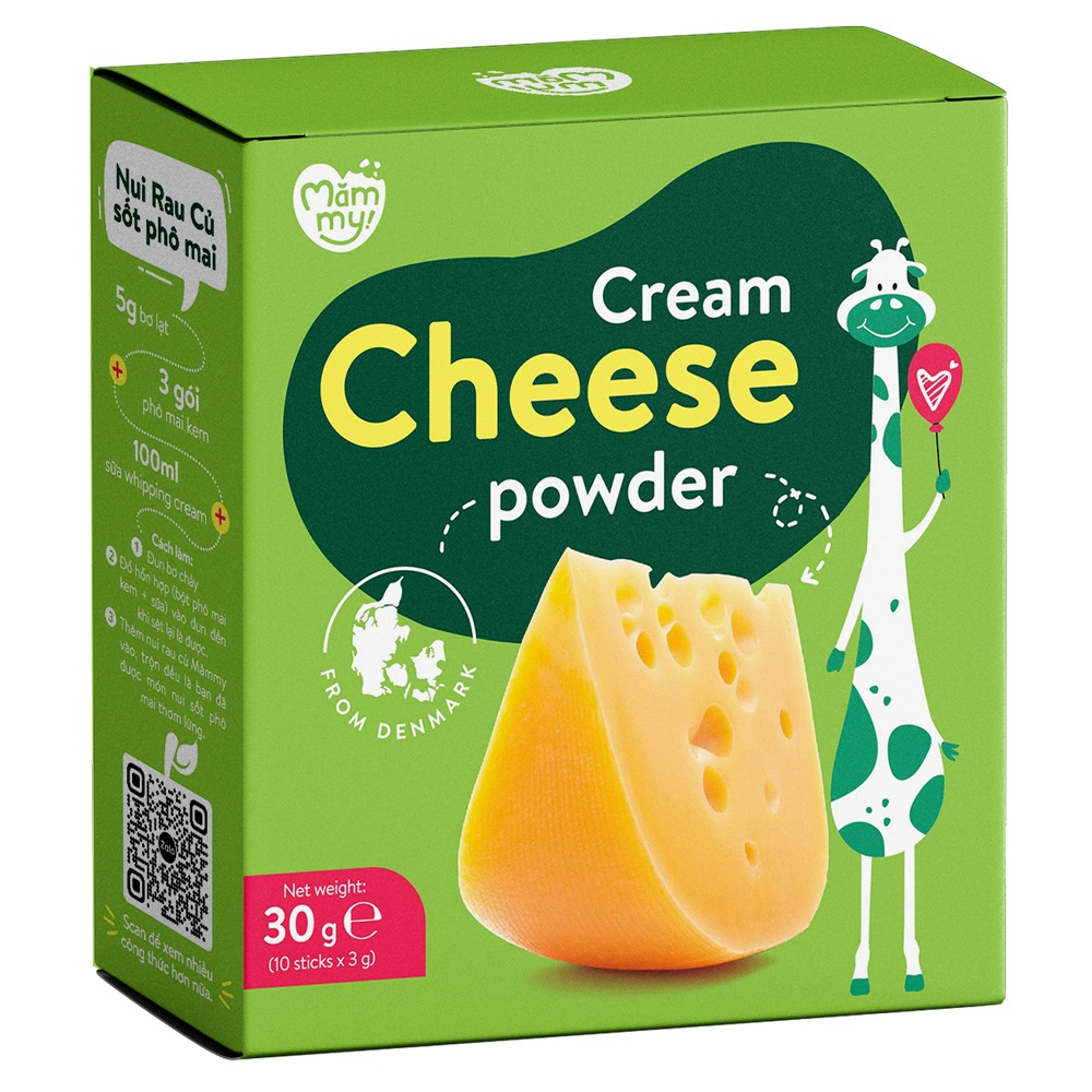 Bột phô mai Mămmy 30g cho bé từ 6 tháng hình 2