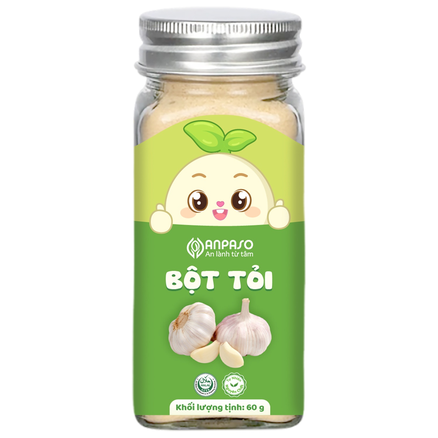 Bột tỏi cho bé Anpaso 60g hình 2