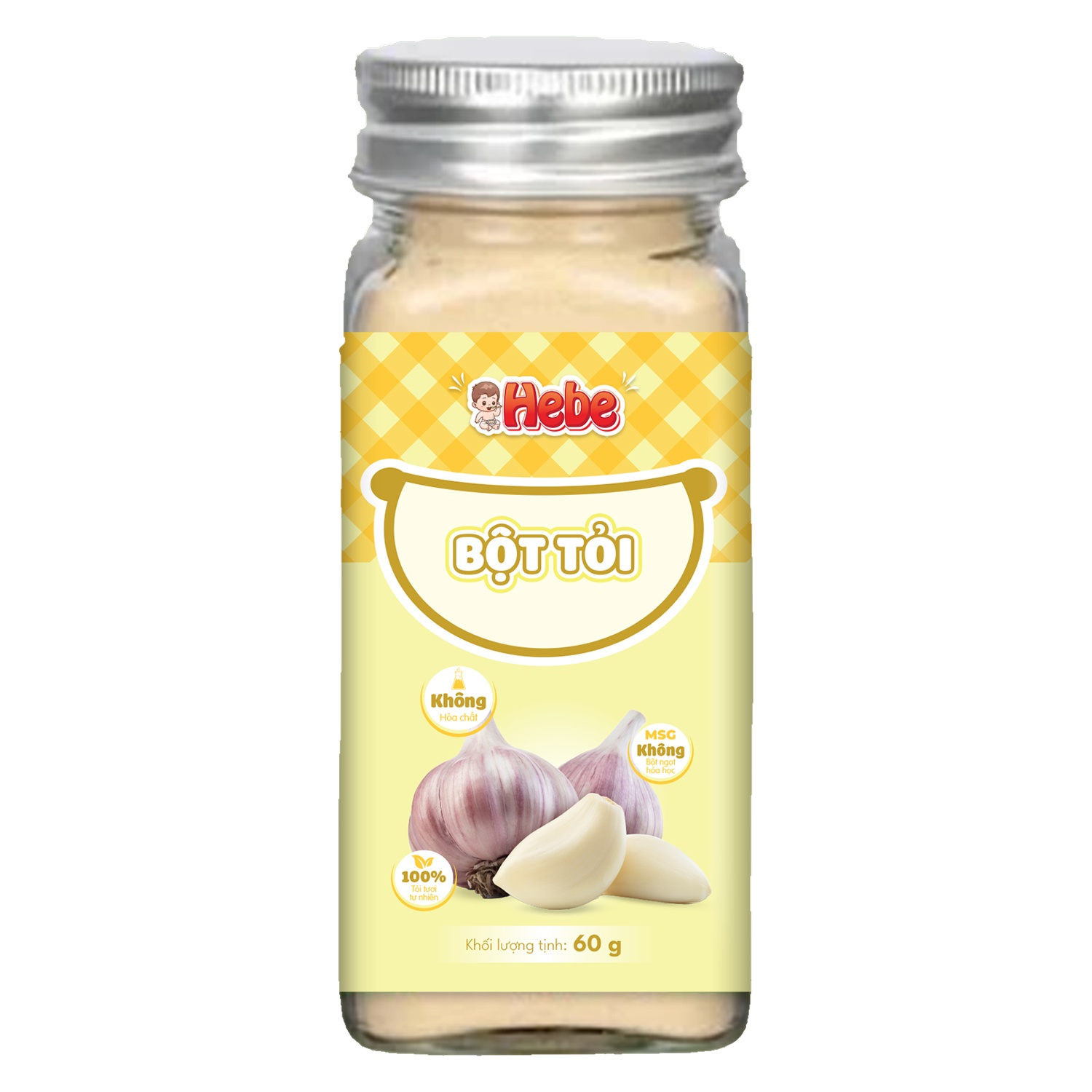 Bột tỏi cho bé Hebe 60g hình 1
