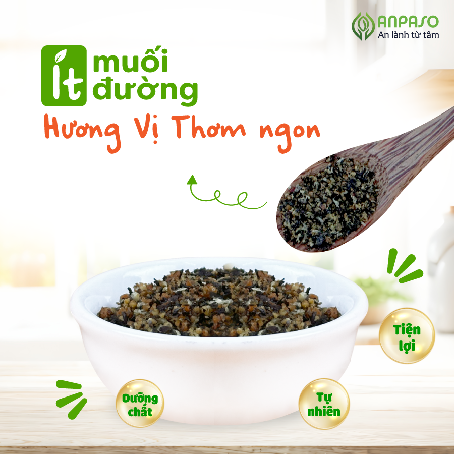 Gia vị rắc cơm trẻ em vị rong biển Anpaso 35g hình 3