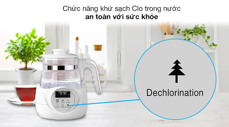 Bình đun nước pha sữa Bonbébé BB06 thông minh hình 4