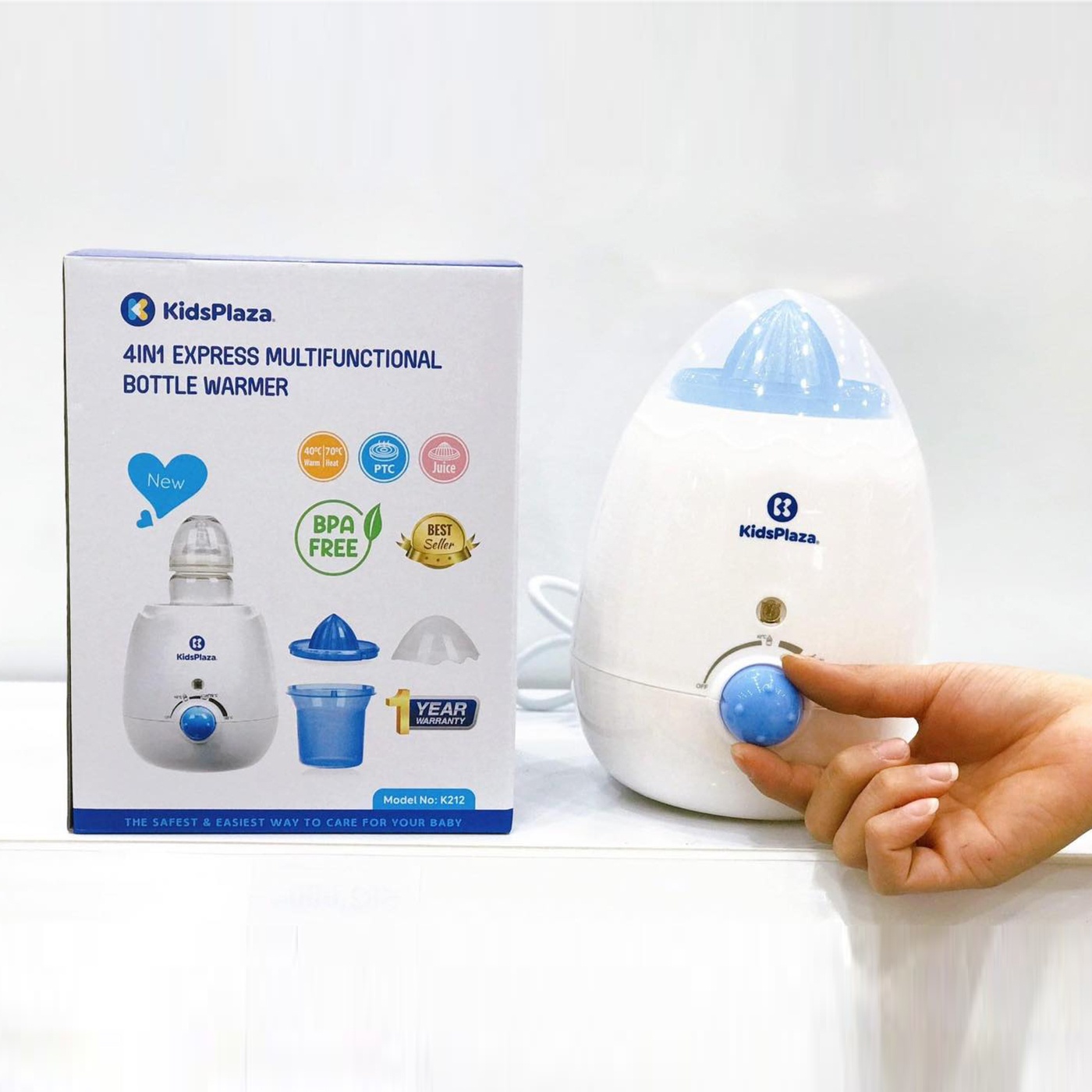 Máy hâm sữa 4 in 1 KidsPlaza K212 hình 1