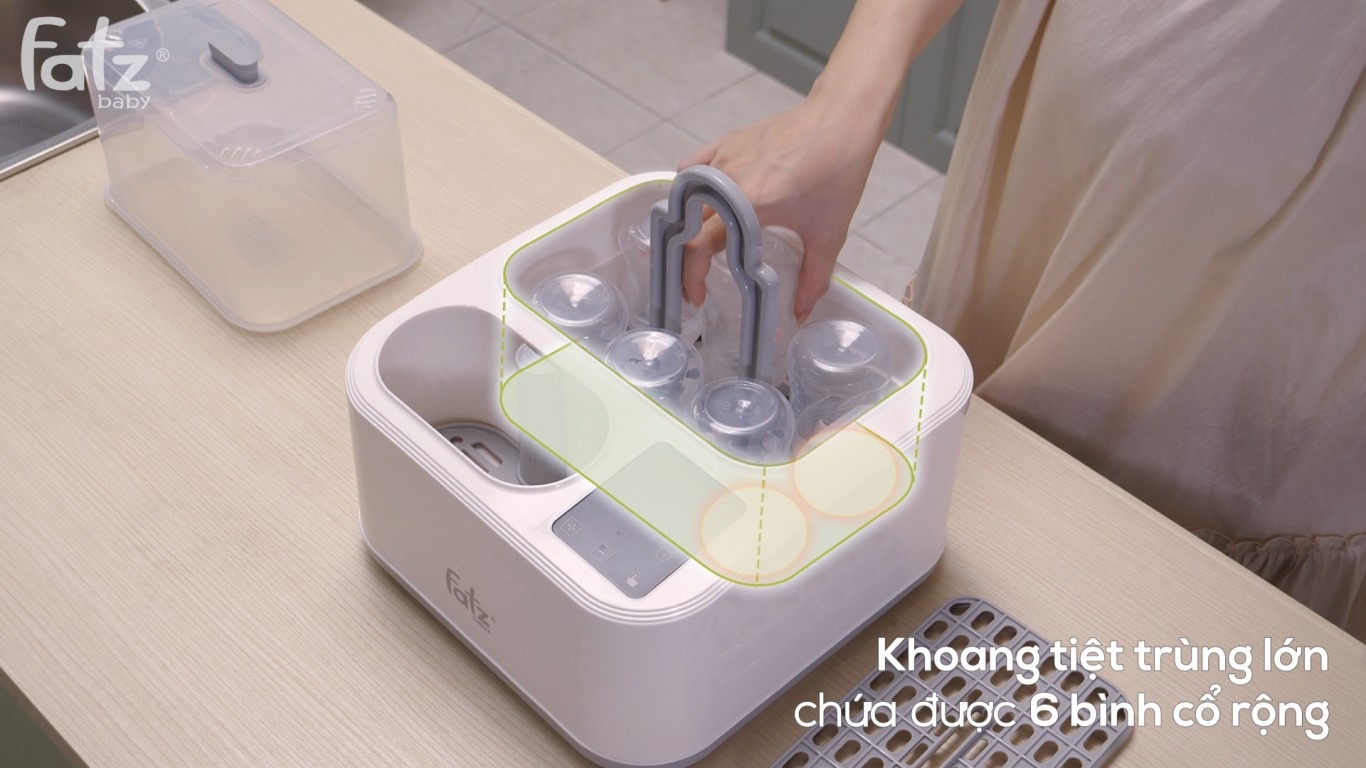 Máy tiệt trùng sấy khô tích hợp hâm sữa Fatz Captain 2 FB4315SL hình 3