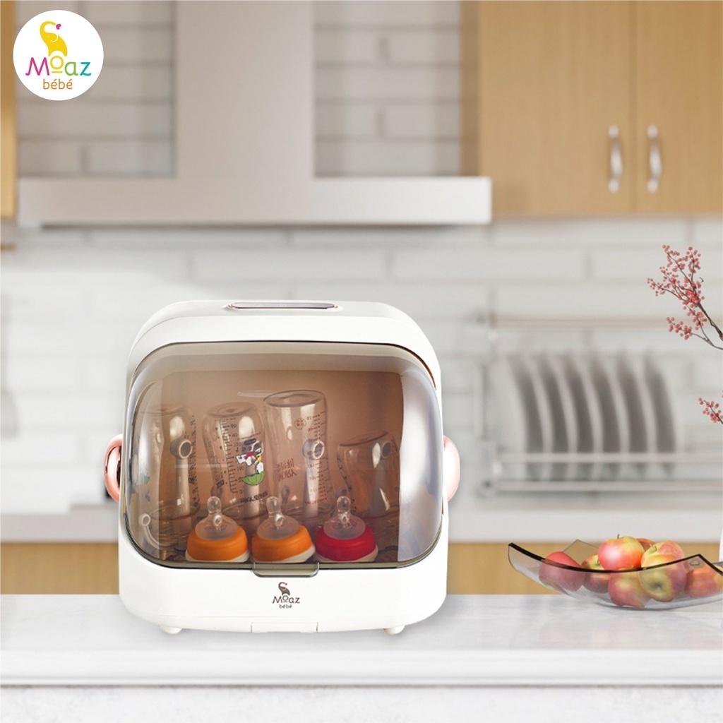 Máy tiệt trùng sấy khô úp bình sữa Moazbébé UVC MB044