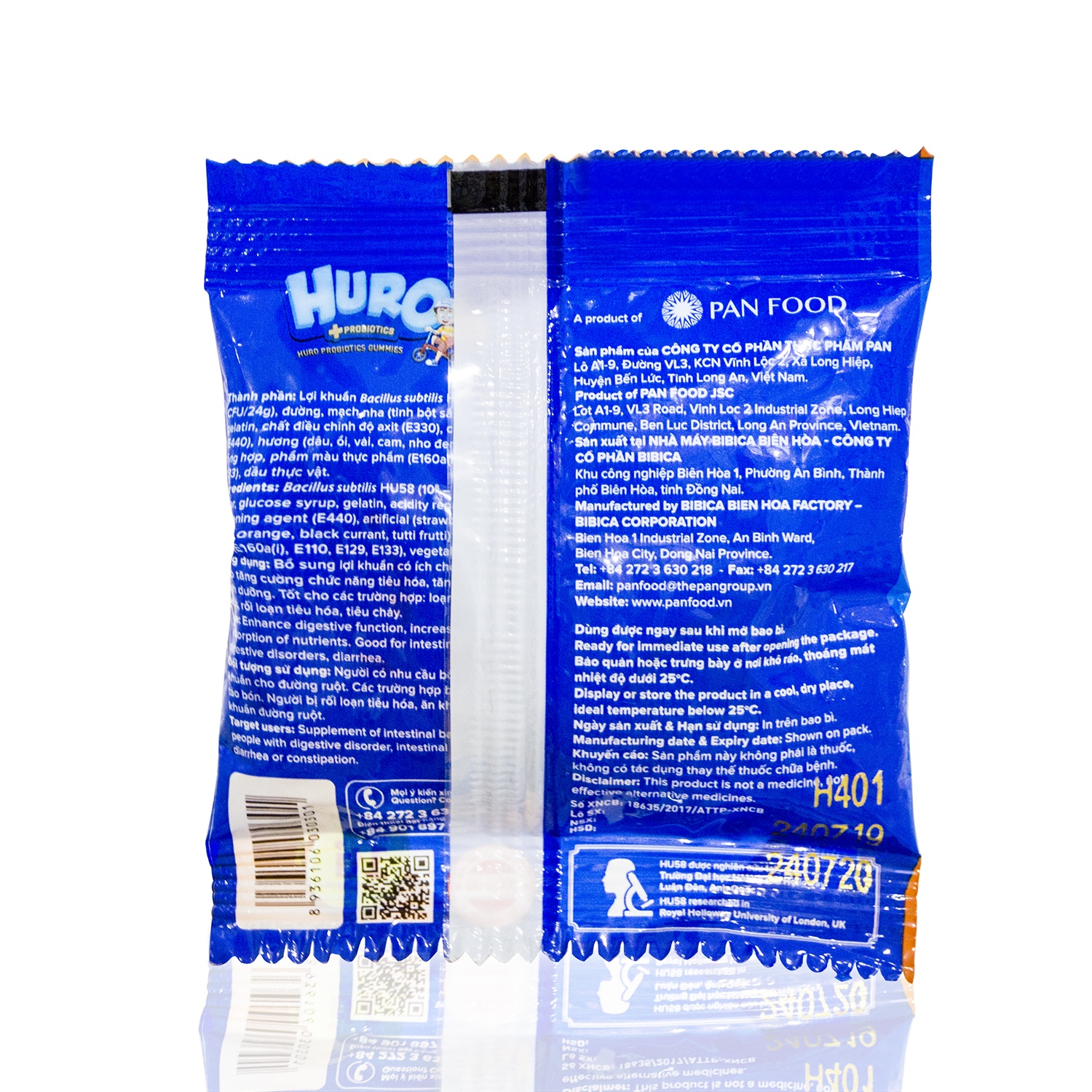 Kẹo dẻo Huro lợi khuẩn 24g hình 2