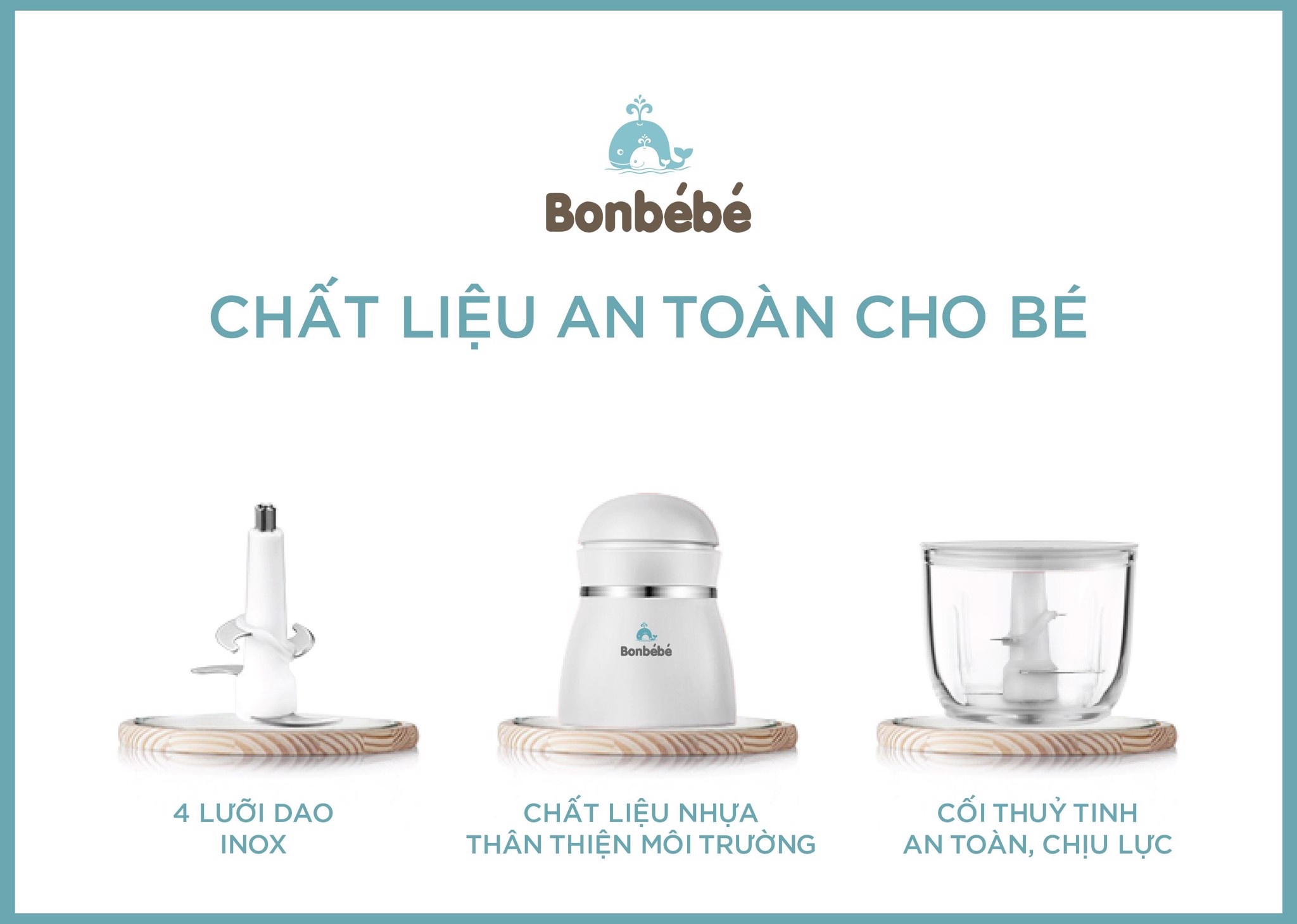 Máy xay đa năng BonBébé BB-03 dung tích 300ml hình 1