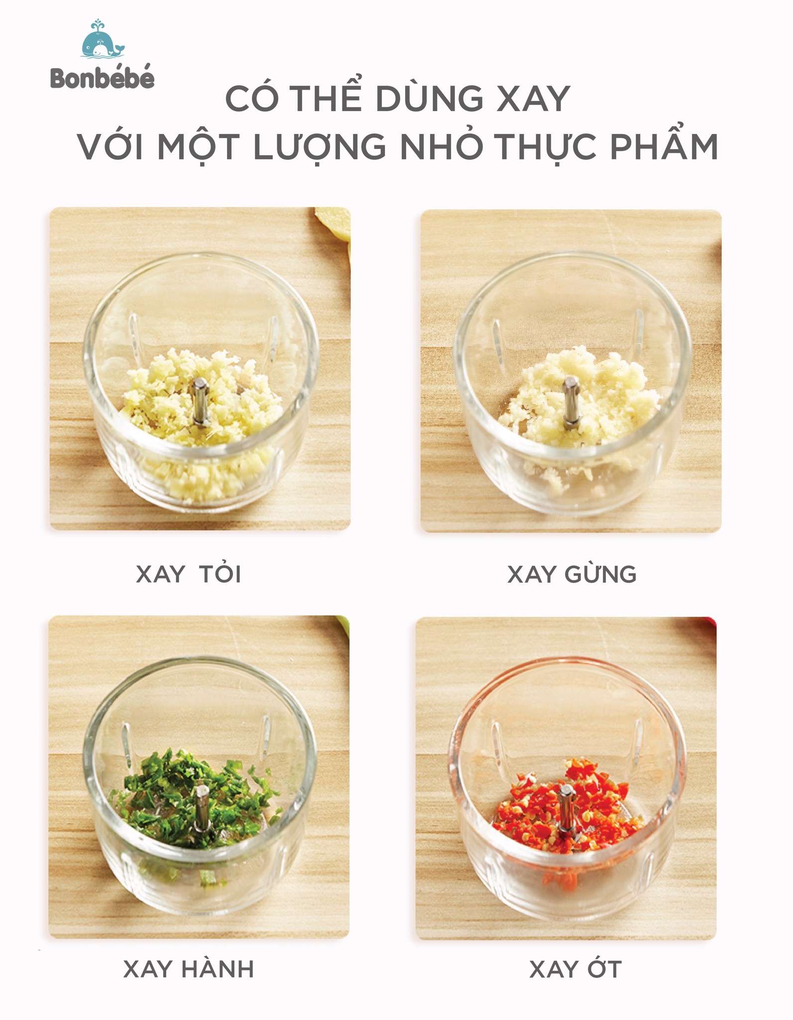 Máy xay đa năng BonBébé BB-03 dung tích 300ml hình 6