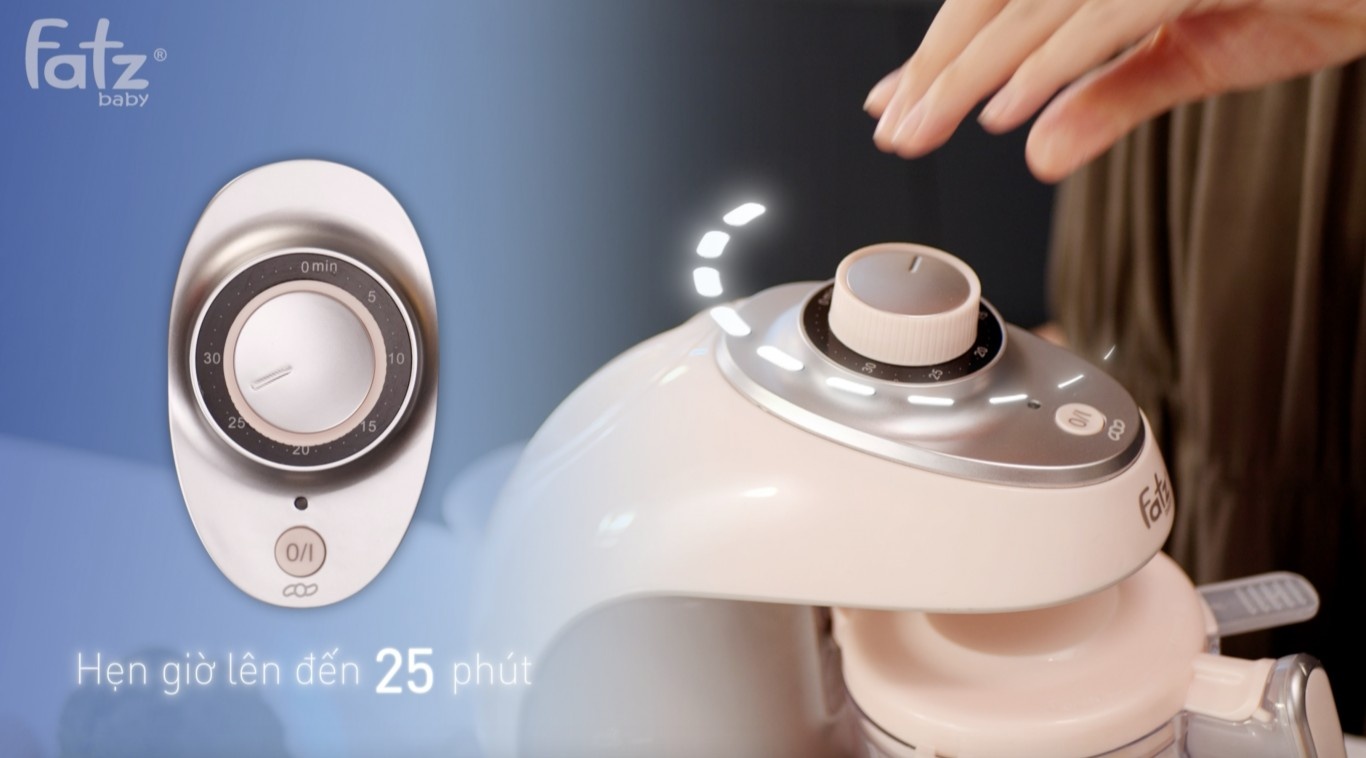 Máy xay và hấp thức ăn điện tử có hẹn giờ FatzBaby FB9618MX hình 1
