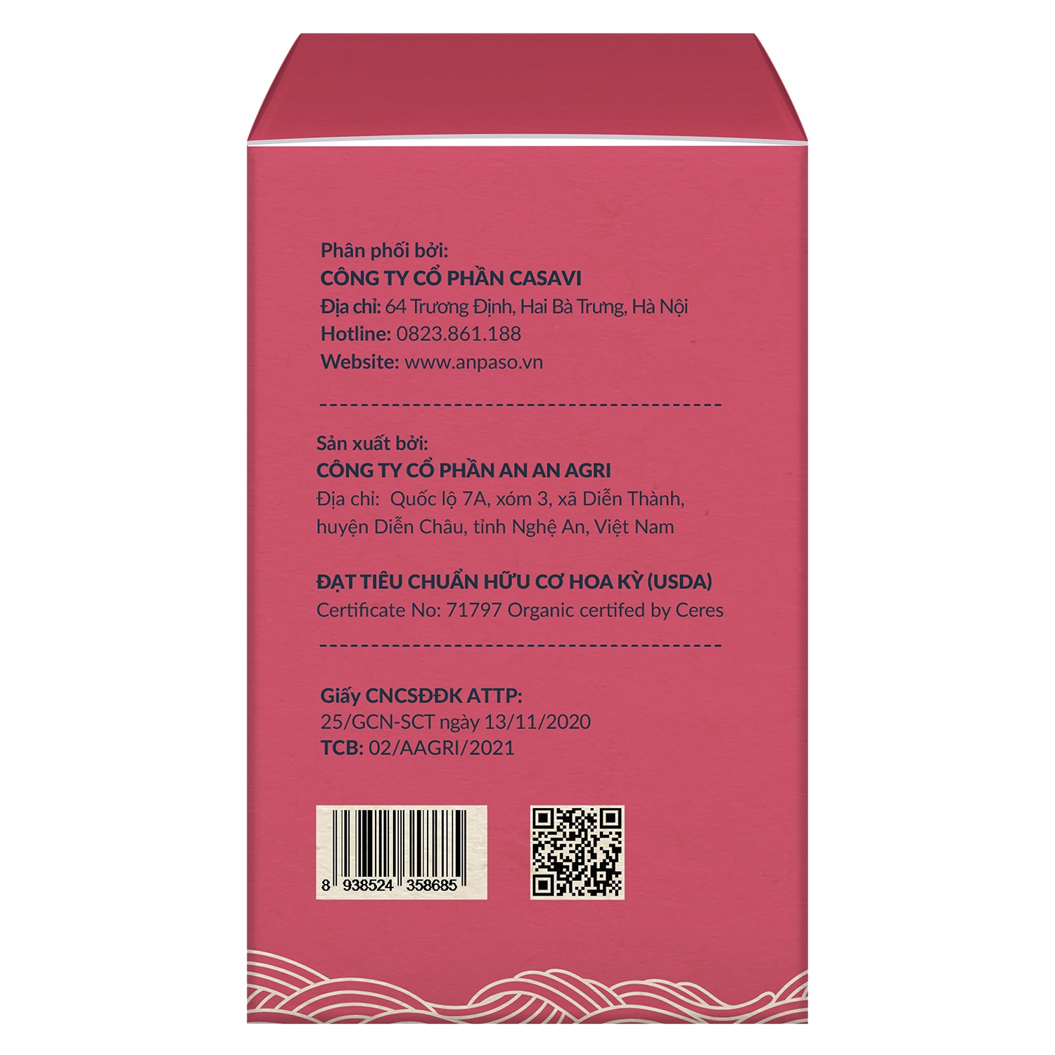 Mì ăn dặm củ cải đỏ, củ dền Anpaso 120g hình 4