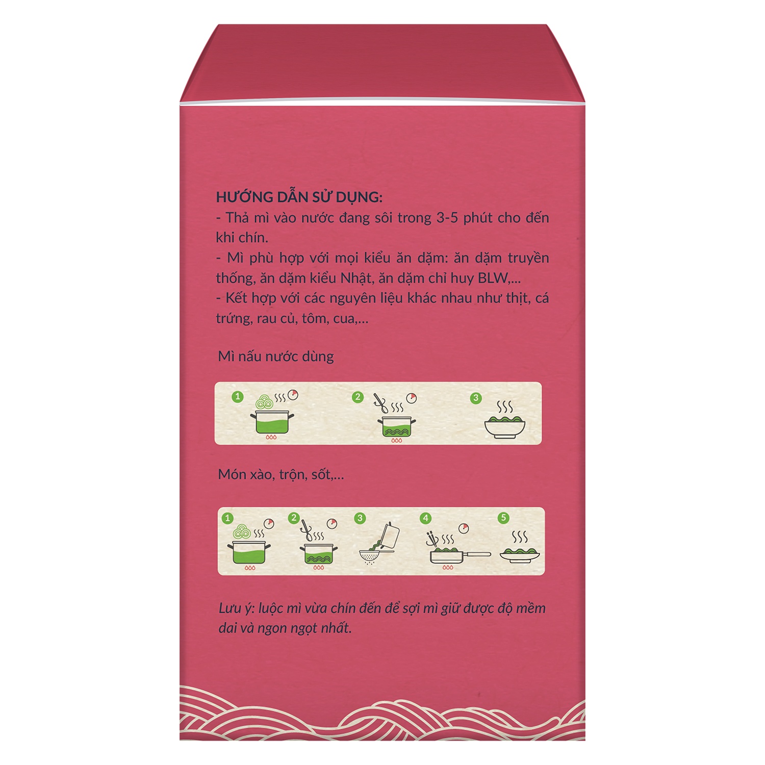 Mì ăn dặm củ cải đỏ, củ dền Anpaso 120g hình 3