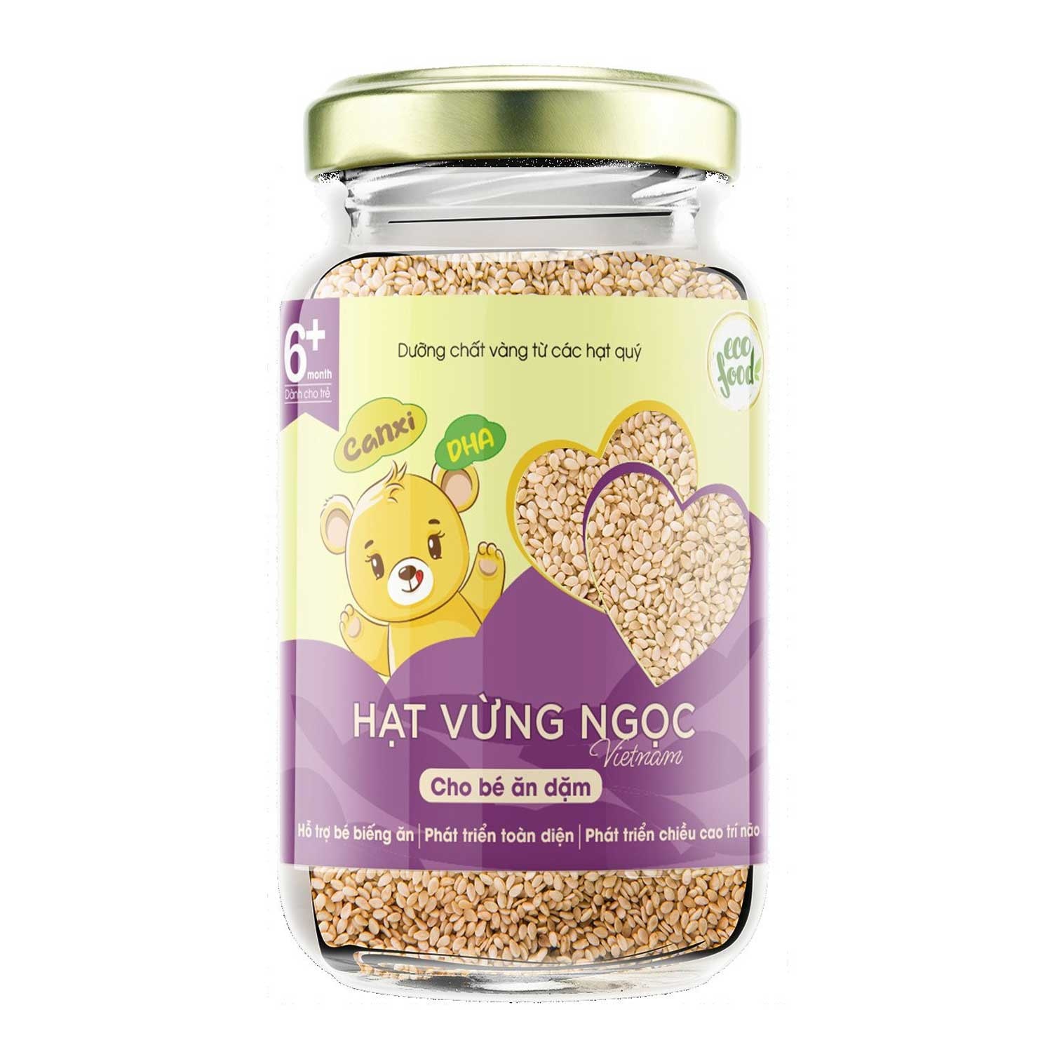 Hạt vừng ngọc Ecofood 120g hình 1