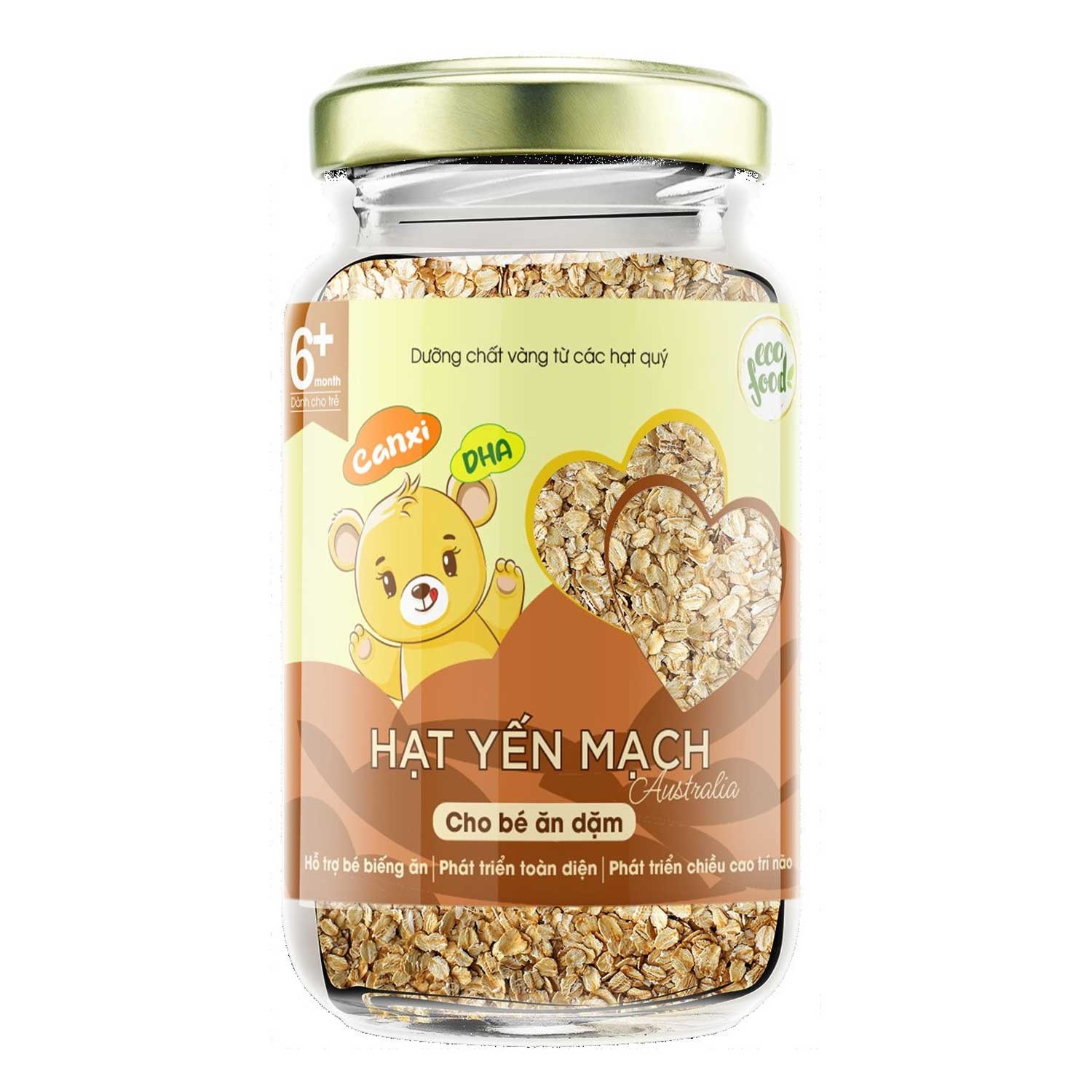 Hạt yến mạch Ecofood Australia 90g hình 1