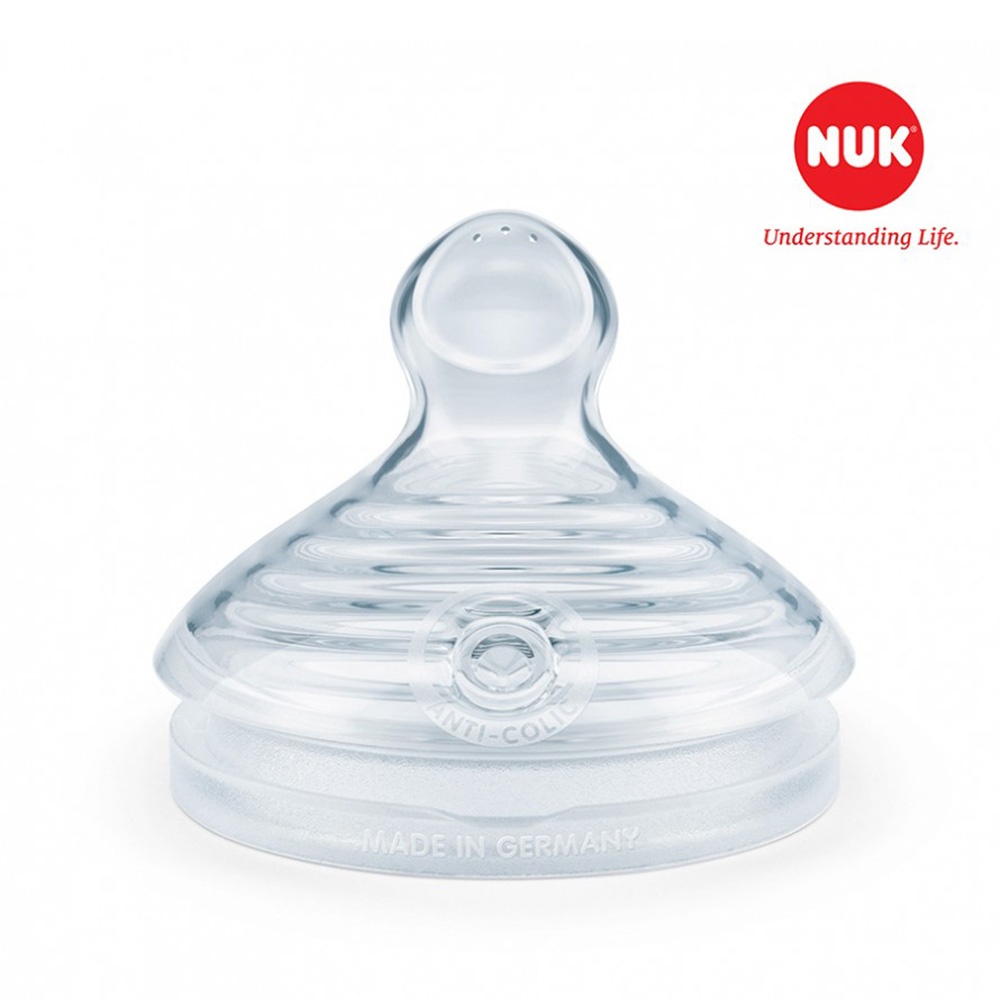 Bộ 2 núm ty NUK Silicone Nature Sense S2 size (M - L) hình 3