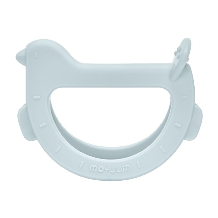 Gặm nướu silicone Moyuum Bird hình chim (Xanh) hình 1