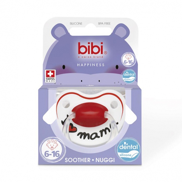 Ty ngậm cao cấp Bibi I Love Mama (0-16M) hình 3
