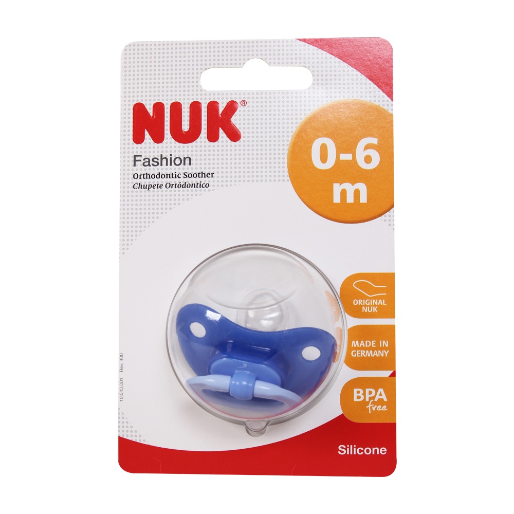 Ty ngậm silicone số 1 Nuk-729798/237 hình 1
