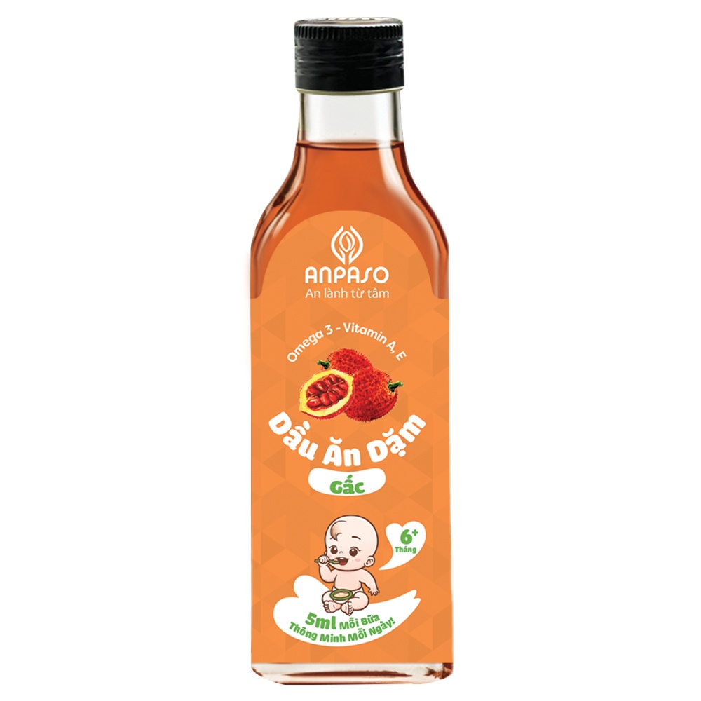 Dầu ăn dặm gấc Anpaso 100ml