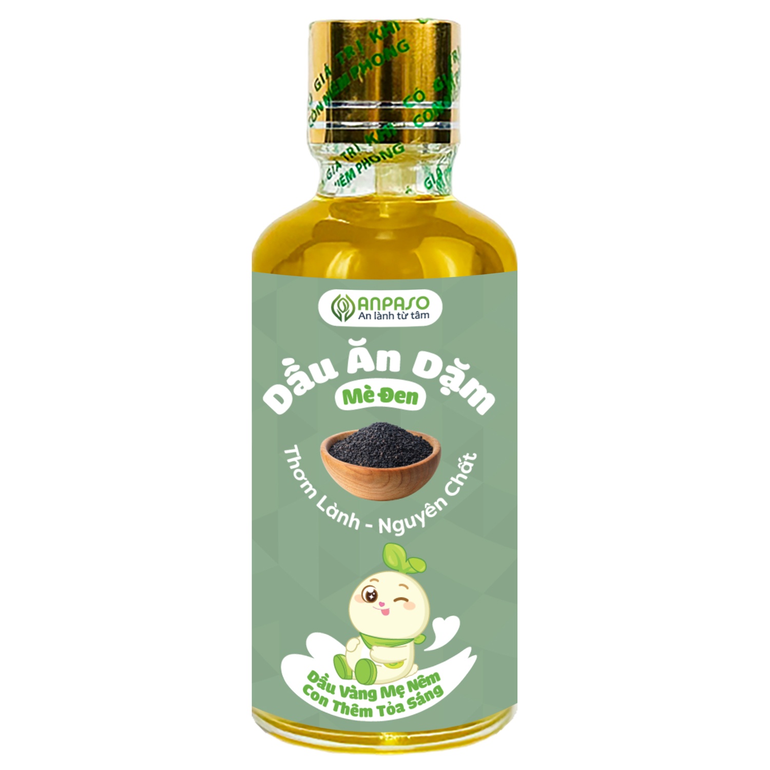 Dầu ăn dặm mè đen Anpaso 50ml hình 2