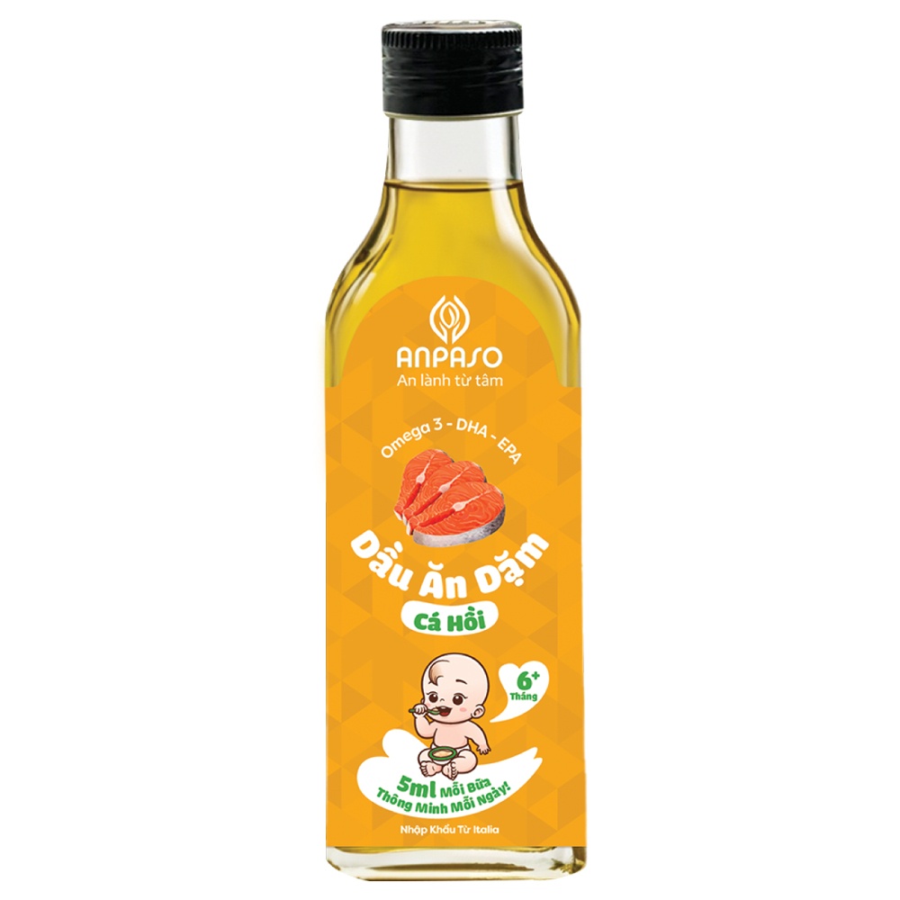 Dầu ăn dặm cá hồi Anpaso 100ml