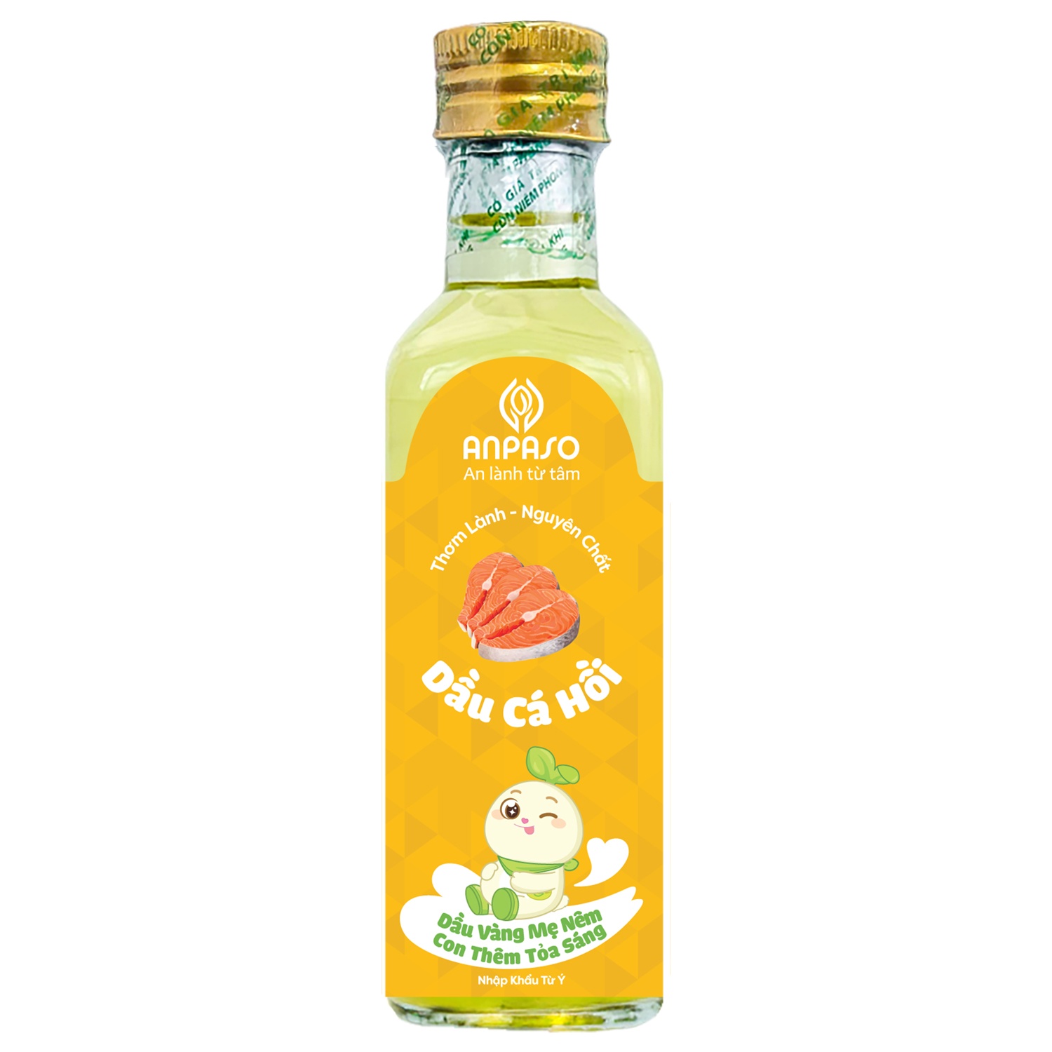 Dầu ăn dặm cá hồi Anpaso 100ml hình 1